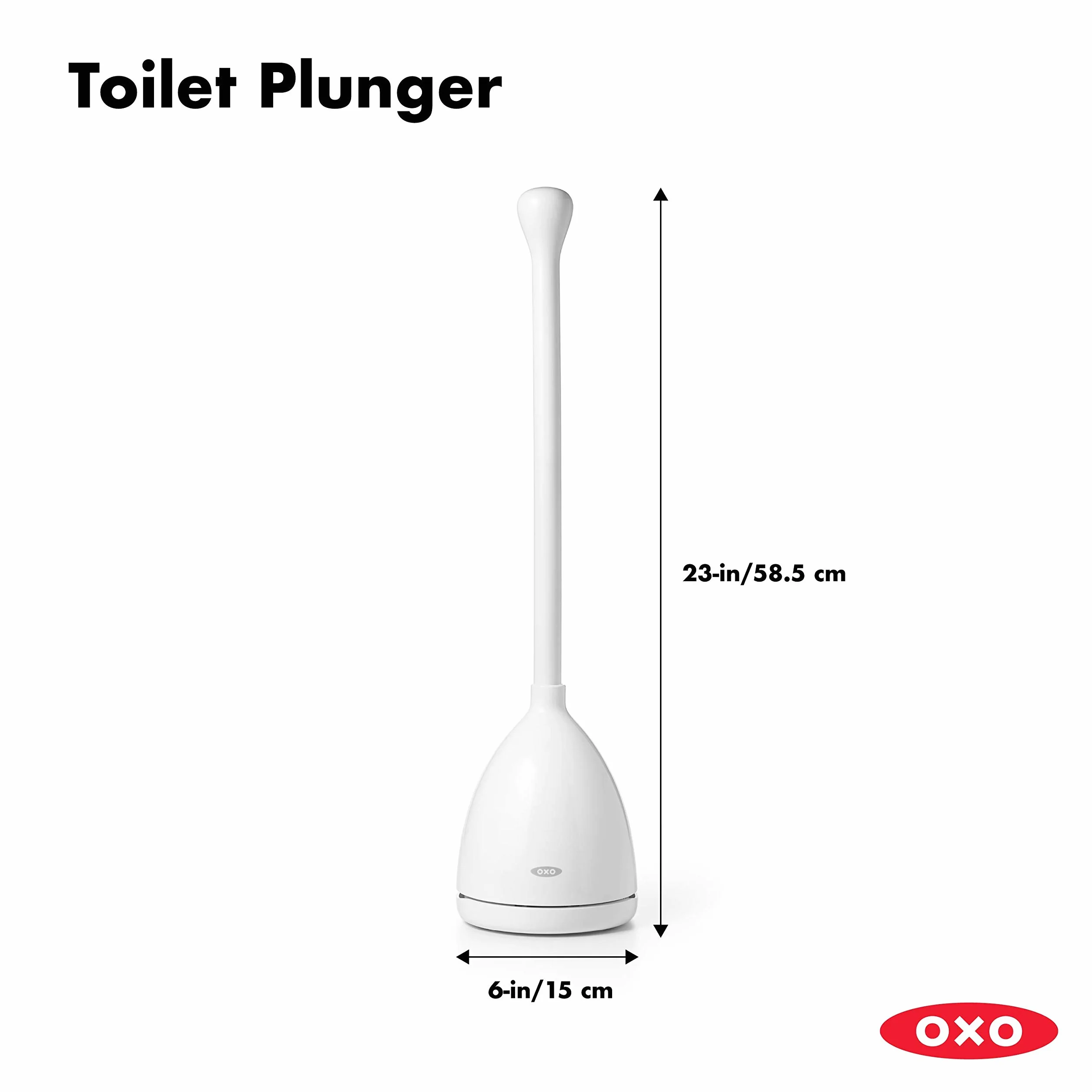 OXO Good Grips Tłok toaletowy z pojemnikiem