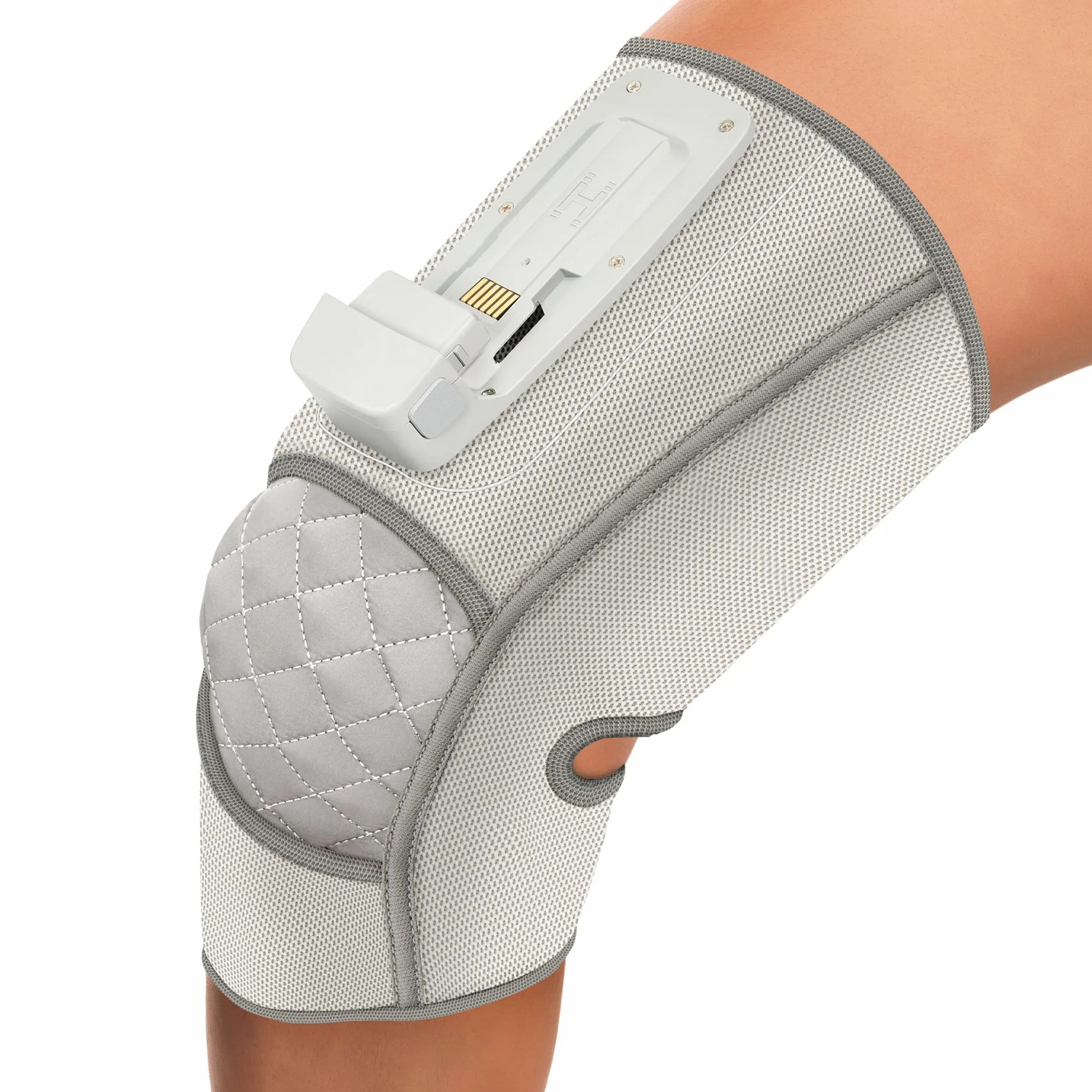HoMedics Modulair Opaska kompresyjna na kolano, regulowany masaż kompresyjny cieplny dla zwiększenia dyskomfortu mięśni, krążenia krwi i regeneracji mięśni, kontroler sprzedawany osobno