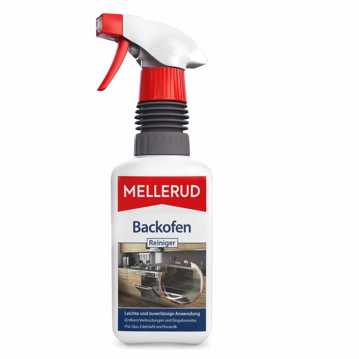 MELLERUD Środek do czyszczenia piekarnika, 1 x 0,5 l, wydajny spray do czyszczenia wypalonego, tłuszczu i skorupy