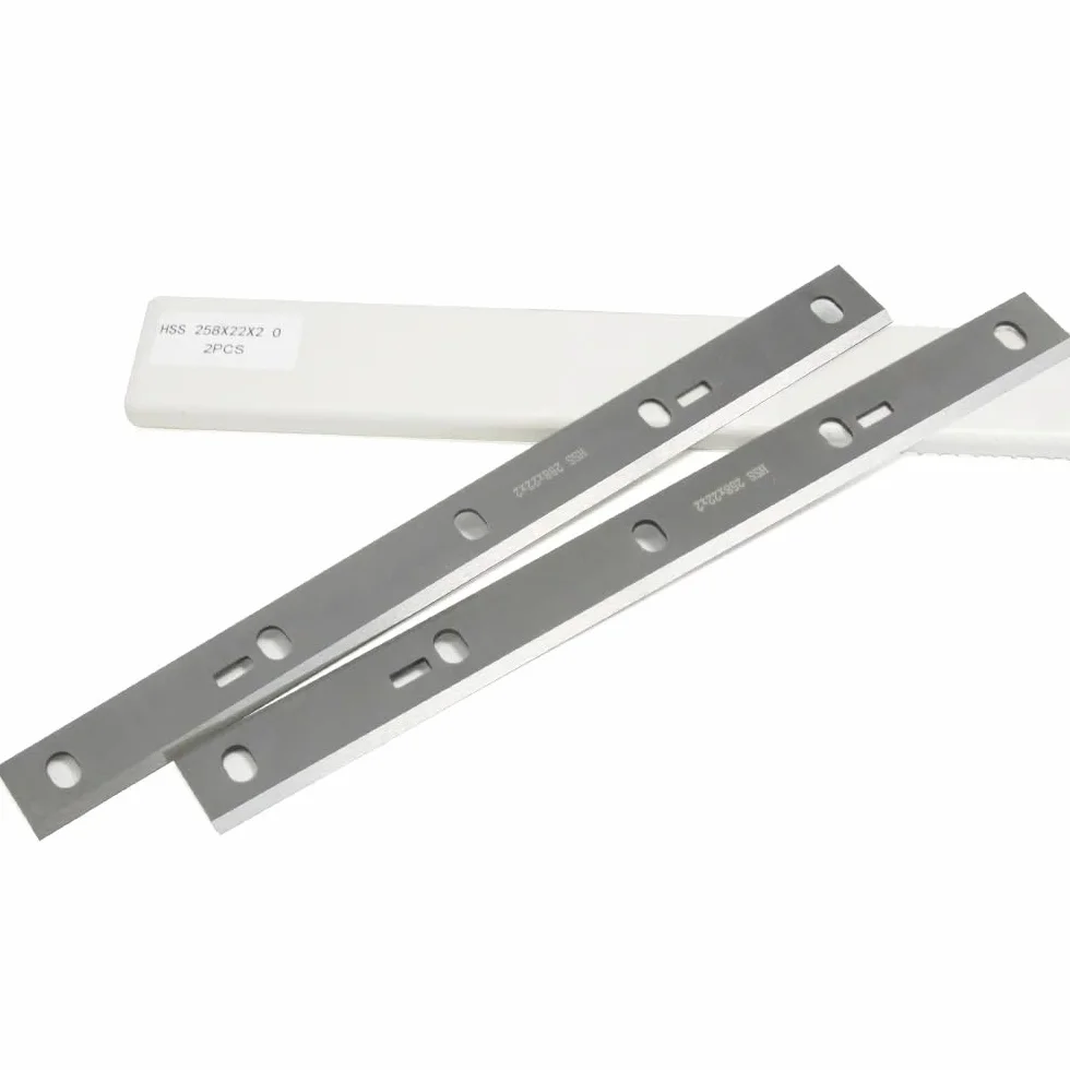 2 sztuki HSS 258mm Noże do strugarki, 258mm Ostrze płaszczyzny do Planierka Dla Maszyny do obróbki drewna, 258 x 22 x 2mm