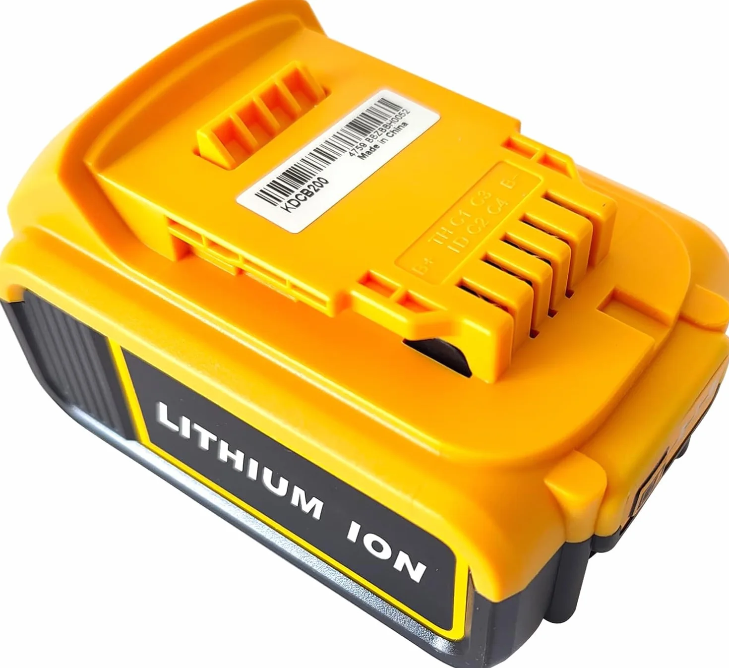 2 sztuki DCB200 akumulator pasuje do Dewalt_akumulator 18V DCB201 DCB200 DCB204 DCB184 DCB201 DCB181-XJ DCB181 DCB180 DCB182 5000mAh / 5,0Ah