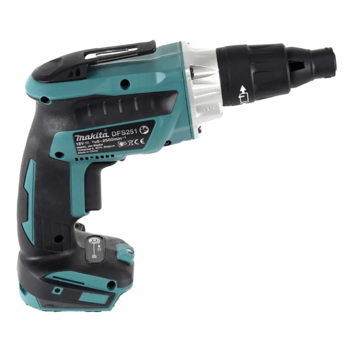 Makita DFS 251 ZJ 18 V Li-Ion wkrętarka do suchej zabudowy bezszczotkowa Solo w Makpac – bez akumulatora, bez ładowarki