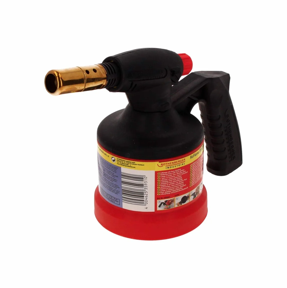 ROTHENBERGER 35931 Industrial Industrial Roflame Palnik Lutowniczy z Zapłonem Piezoelektrym do Lutowania Miękkiego