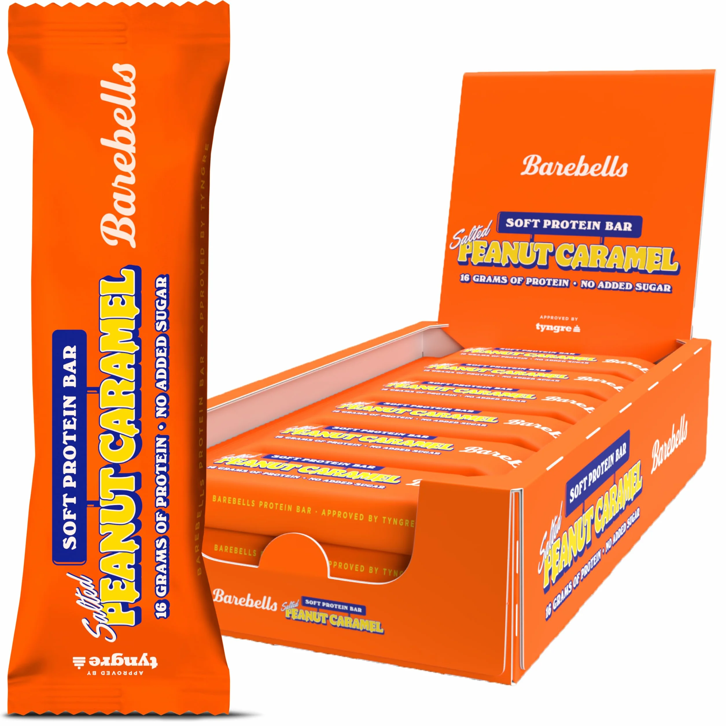 Protein Bar Batonik Proteinowy Niska Zawartość Cukru Salted Peanut Caramel 12 x 55 g