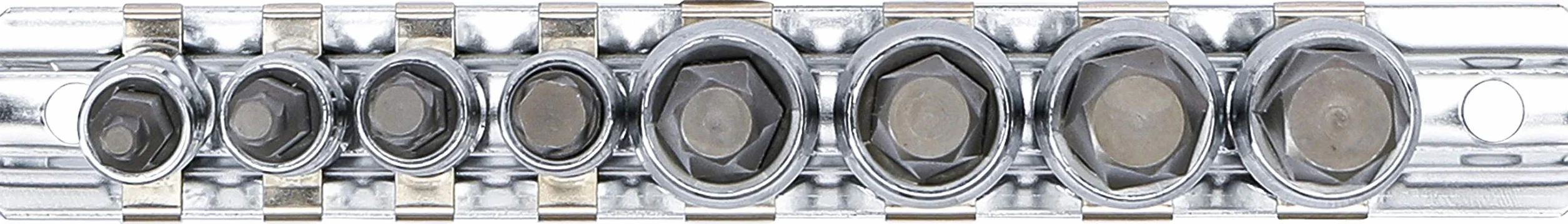 BGS 6847 | Zestaw wykrętaków | napęd 6,3 mm (1/4") / 10 mm (3/8") | do uszkodzonych gniazdo sześciokątneów 3 - 10 mm | 8 szt.