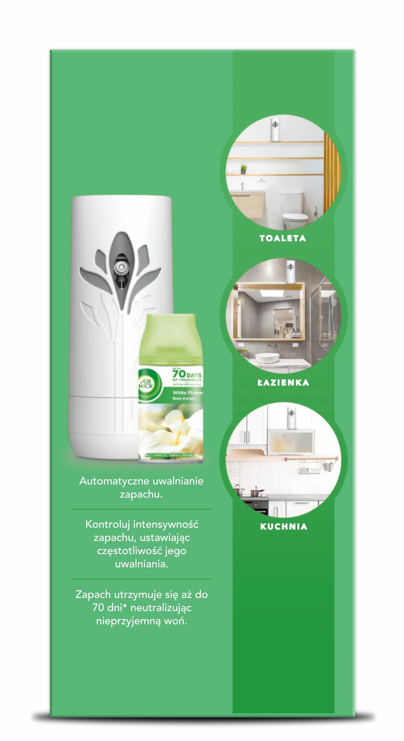 Air Wick Freshmatic Automatyczny odświeżacz powietrza zapach Białe Kwiaty