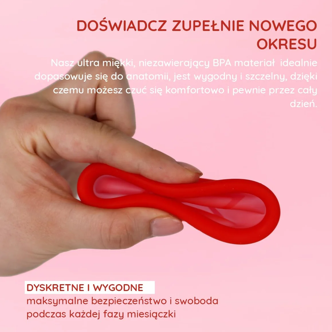 Krążek menstruacyjny MYLILY® zestaw 2 sztuk silikon medyczny