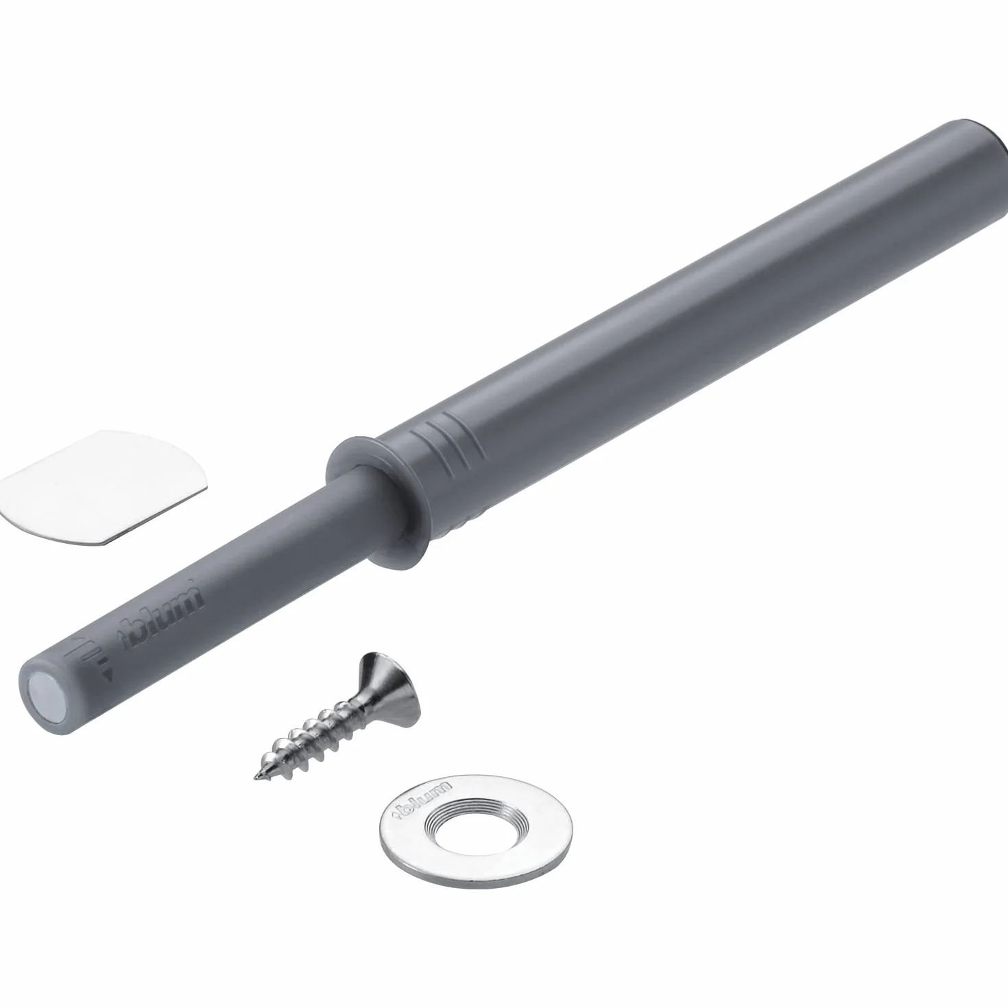 Blum Tip-on do drzwi 956A1004 wersja długa z magnesem, szara