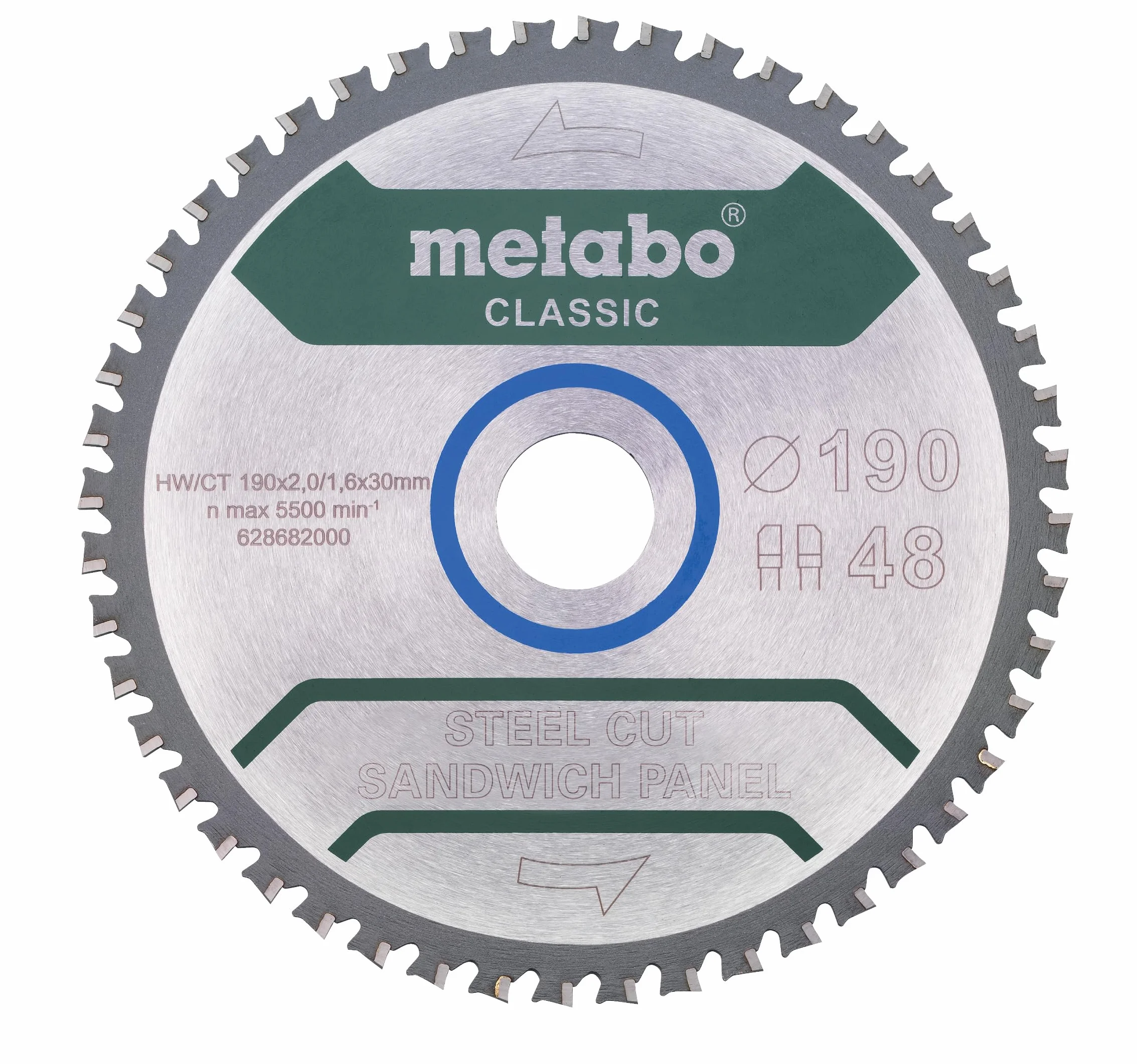 Metabo Brzeszczot SteelCutSandwichP Classic 190x30