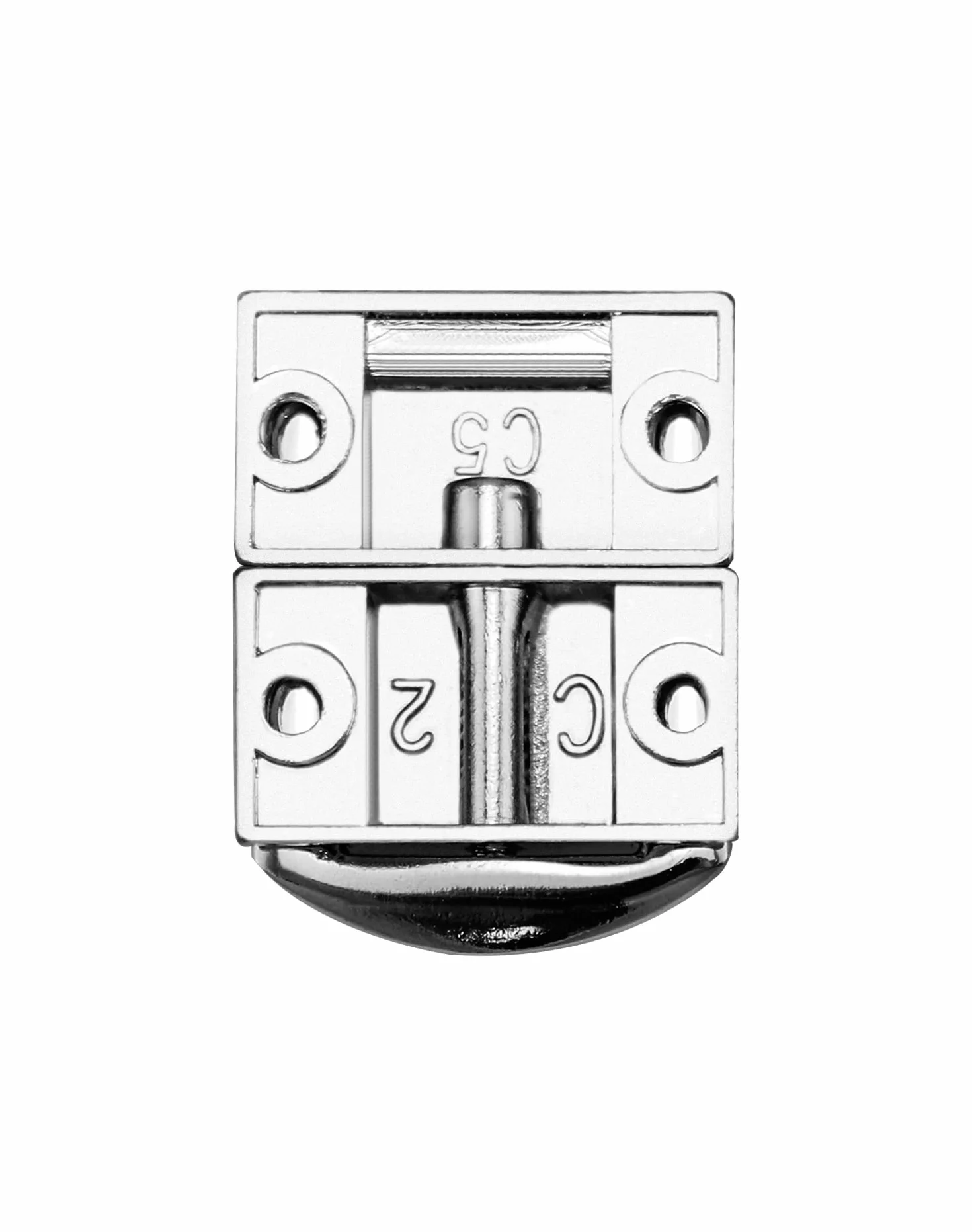QWORK® Zatrzask 10 szt. Zatrzask ze stali nierdzewnej Zatrzask do skrzynki narzędziowej Skrzynka na skrzynię - srebrny