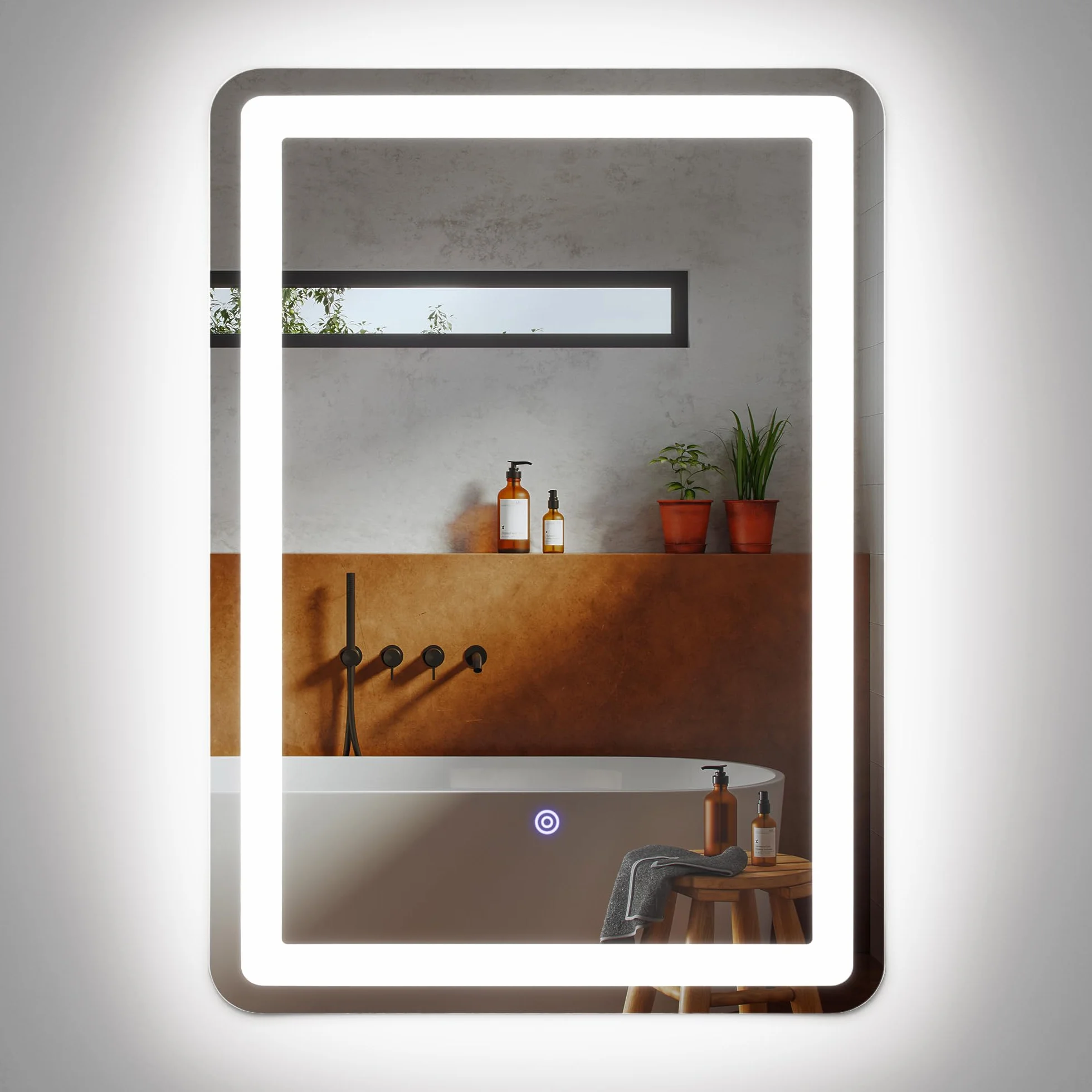 ledscom.de 2 lustra LED BALI z oświetleniem, 50 cm x 70 cm, 1695 lm, biały