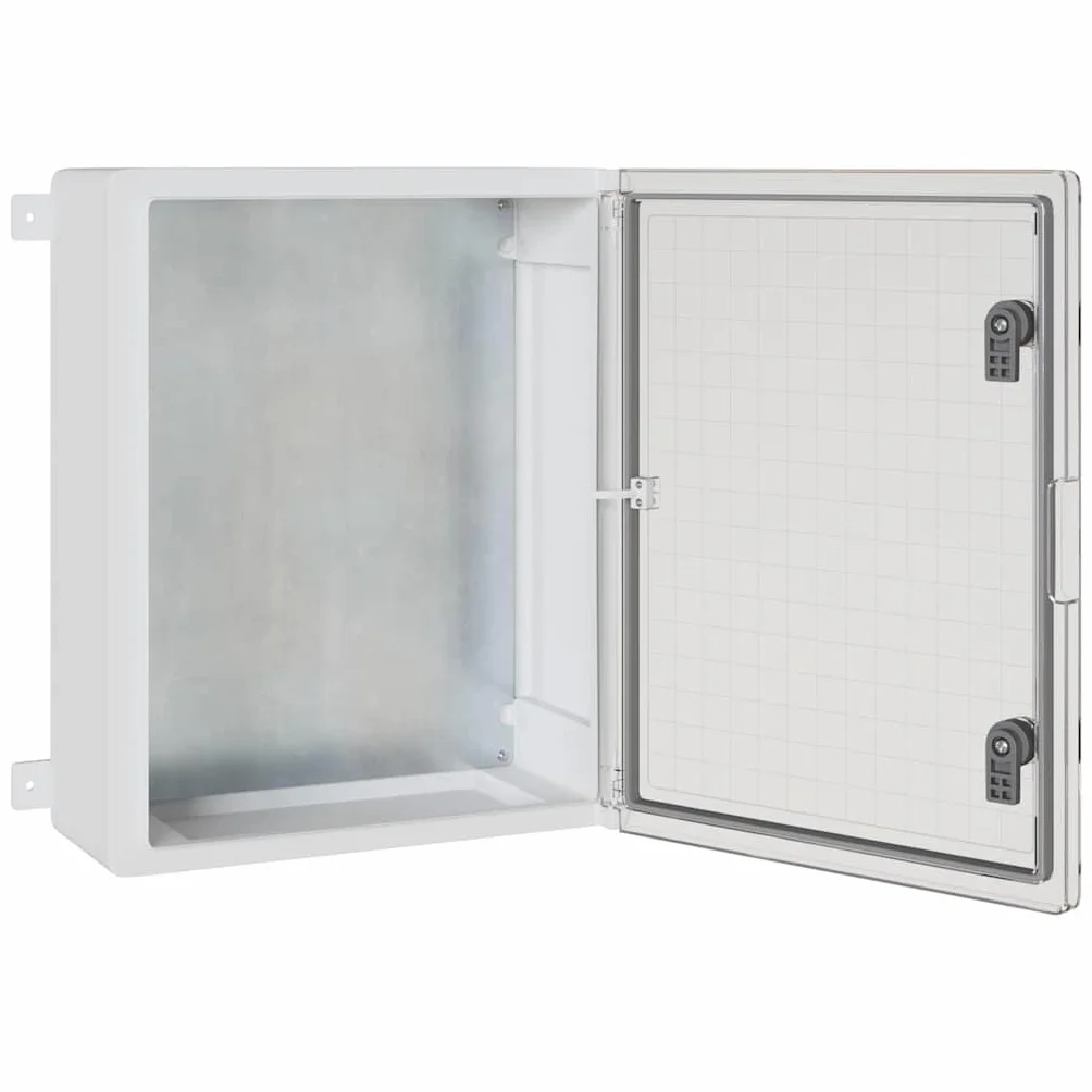 vidaXL Szafka sterownicza Szary 47 x 24 x 50 cm Plastik ABS | Solidna konstrukcja, która wytrzyma uderzenia, Utrzymuje wszystko suche, bez względu na pogodę, Solidny zamek,