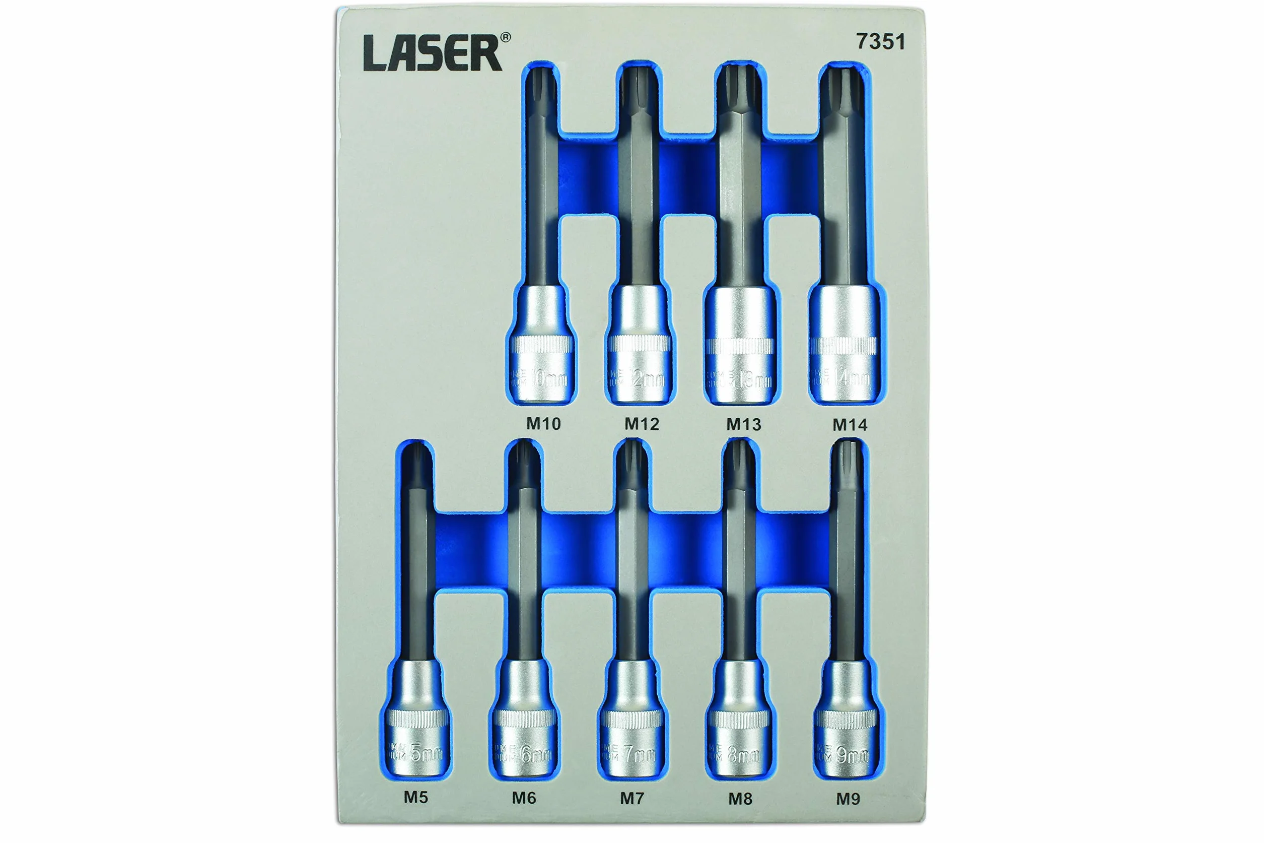Laser 7351 odporny na manipulacje zestaw wierteł