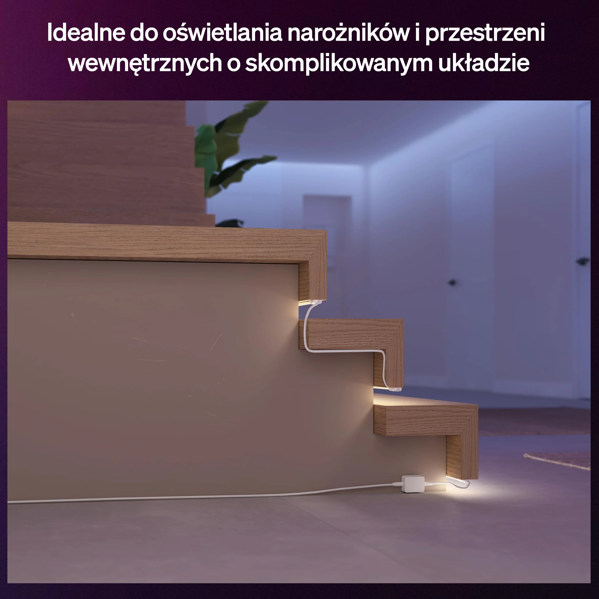 Hue Flux LED Strip Light Flexible Connector, 50 Cm, Akcesoria, Łącznik do Taśmy LED, Oświetlenie LED Wewnętrzne, Elastyczna Taśma Ledowa, Precyzyjna Instalacja, Zestaw 4 Sztuk