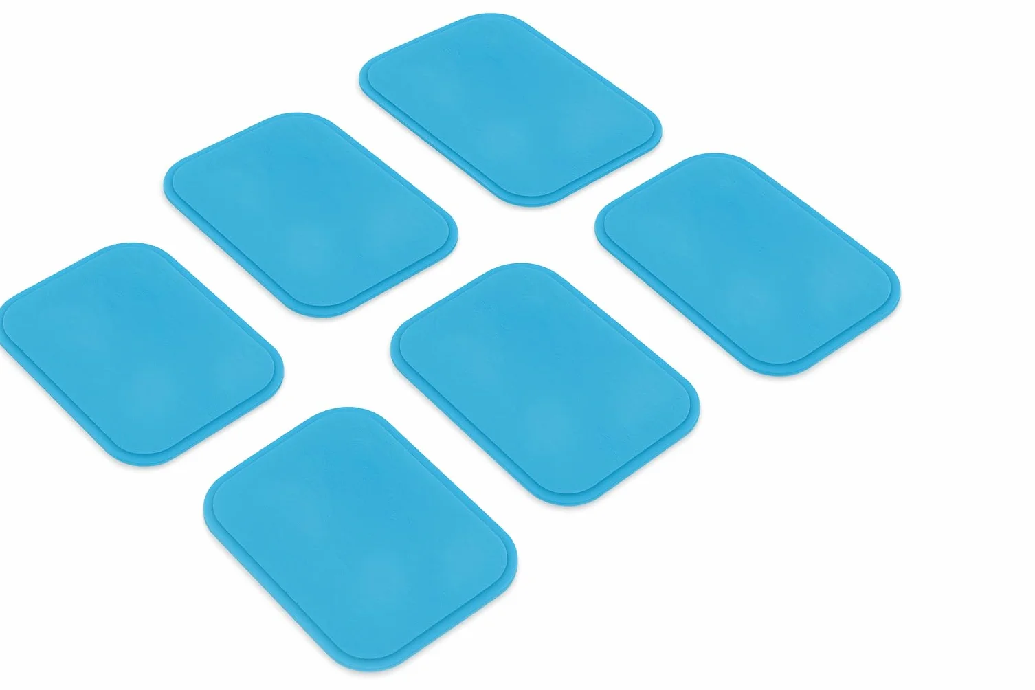 3 zestawy zamienne (6 sztuk) 100% żelowe podkładki kompatybilne z urządzeniami Beurer EM 50 Menstrual Relax. Zaoszczędź do 30%, Przezroczysty