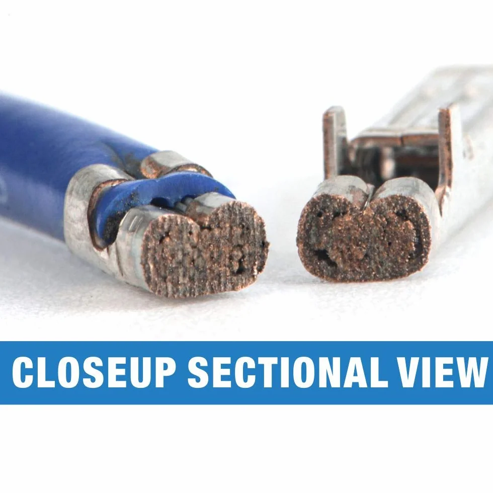 iCrimp Mini szczypce zaciskowe z otwartym cylindrem, współpracują z 0,08 – 0,5 mm², Molex, Tyco, zaciski JST i przyłącza