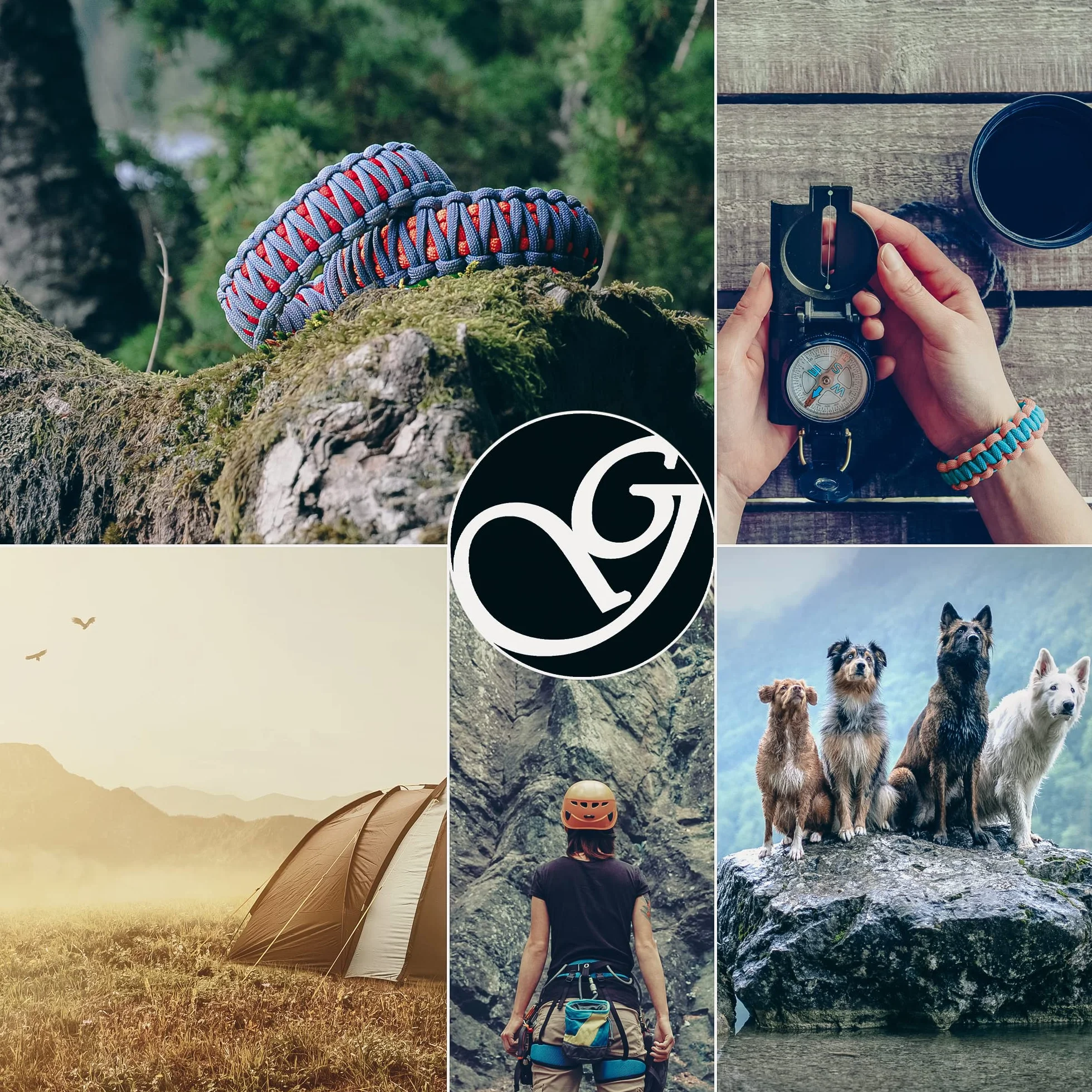 Ganzoo Paracord 550 typ 3 4 mm, linka survivalowa czerwona 15 m, nylonowy oplot odporny na rozdarcie, 7 rdzeni, do biwakowania, wiązania ekwipunku, rękodzieła i smyczy