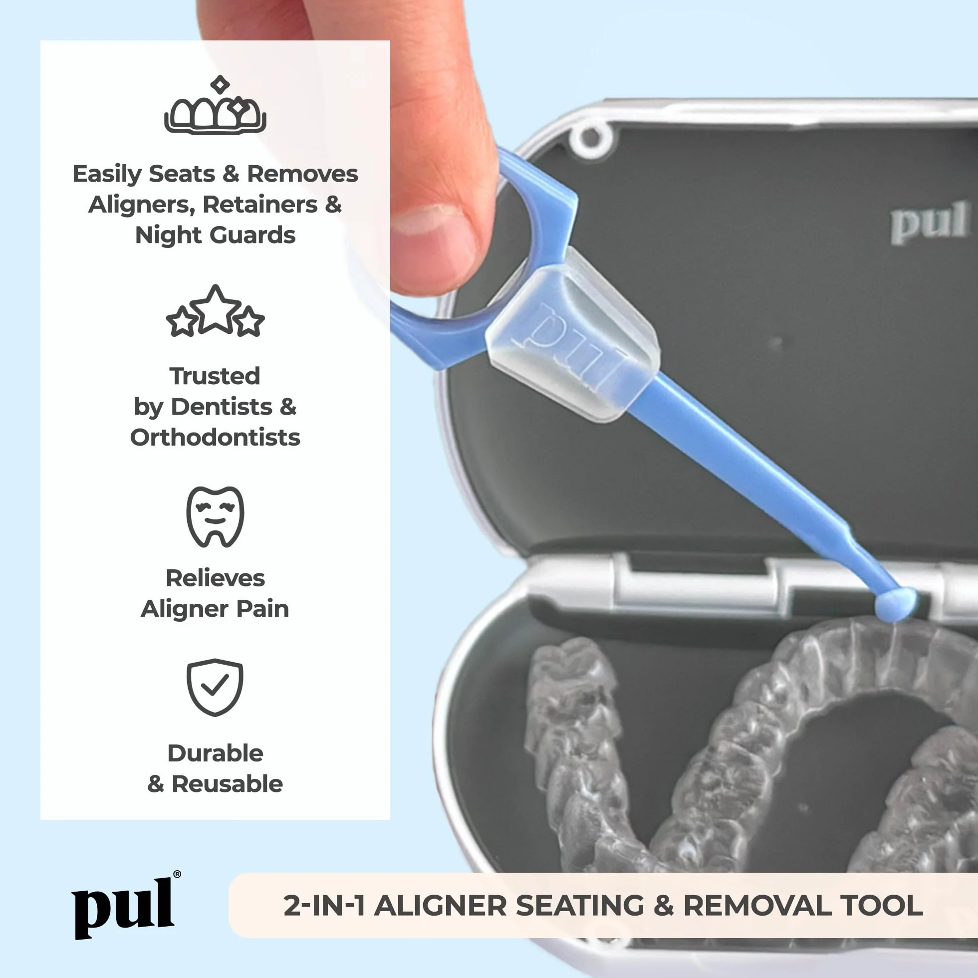 PUL System Aligner Chewies i narzędzie do demontażu dla invisalign i wyrównania