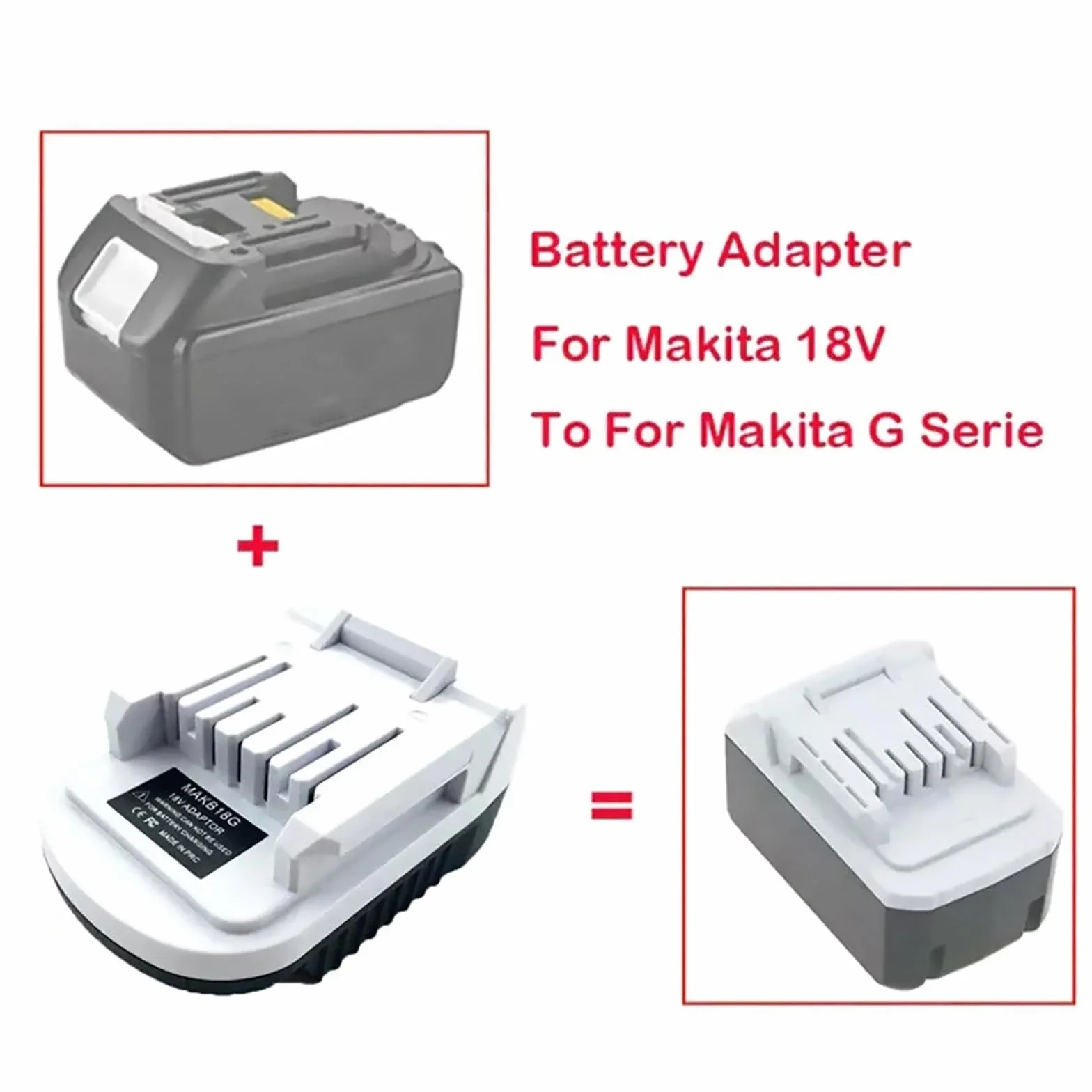 Adapter konwertera baterii do Makita serii B 18 V akumulator litowo-jonowy do serii G BL1815G BL1813G