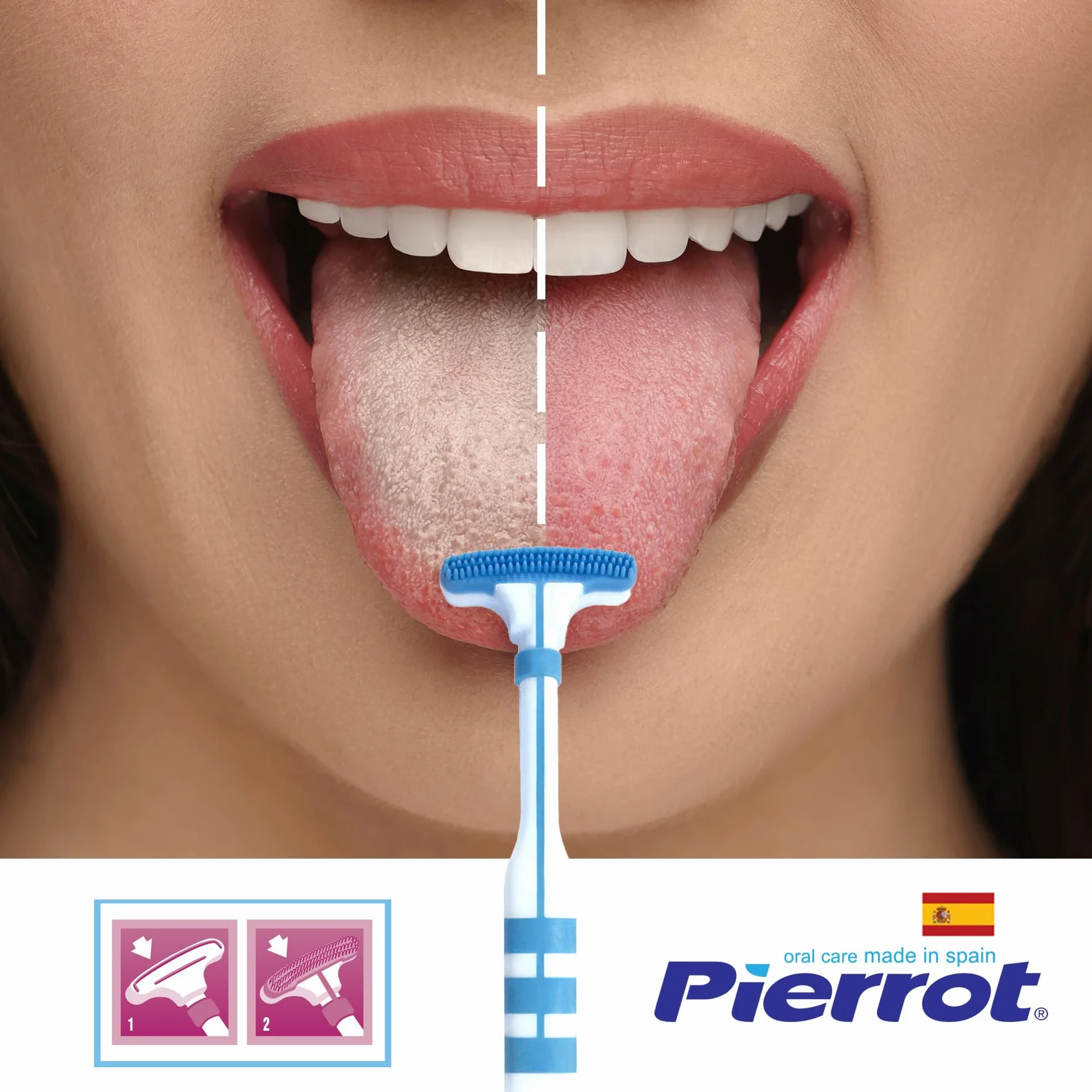 PIERROT Skrobak do jezyka 120mm Limpiador Lingual Pierrot