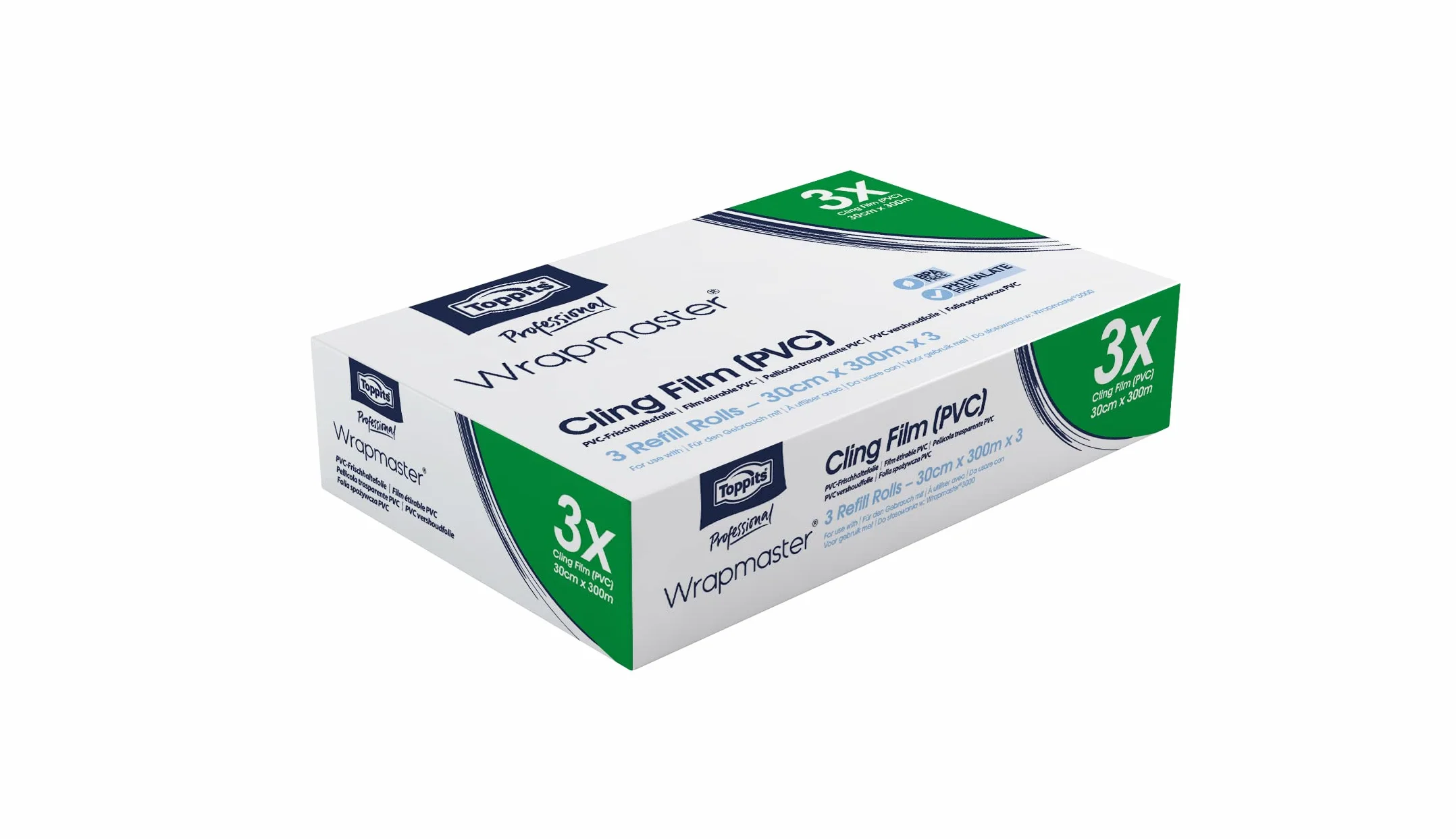 Toppits Professional Wrapmaster 3000 PVC folia spożywcza do codziennego użytku 31C45
