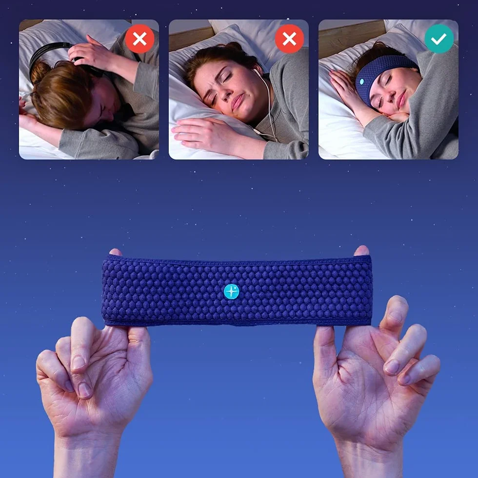 HoomBand słuchawki do spania Bluetooth opaska na głowę
