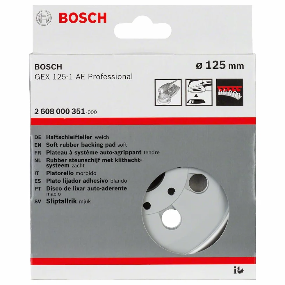 Bosch Profesional TALERZ SZLIFIERSKI BARDZO MIĘKKI 125 MM