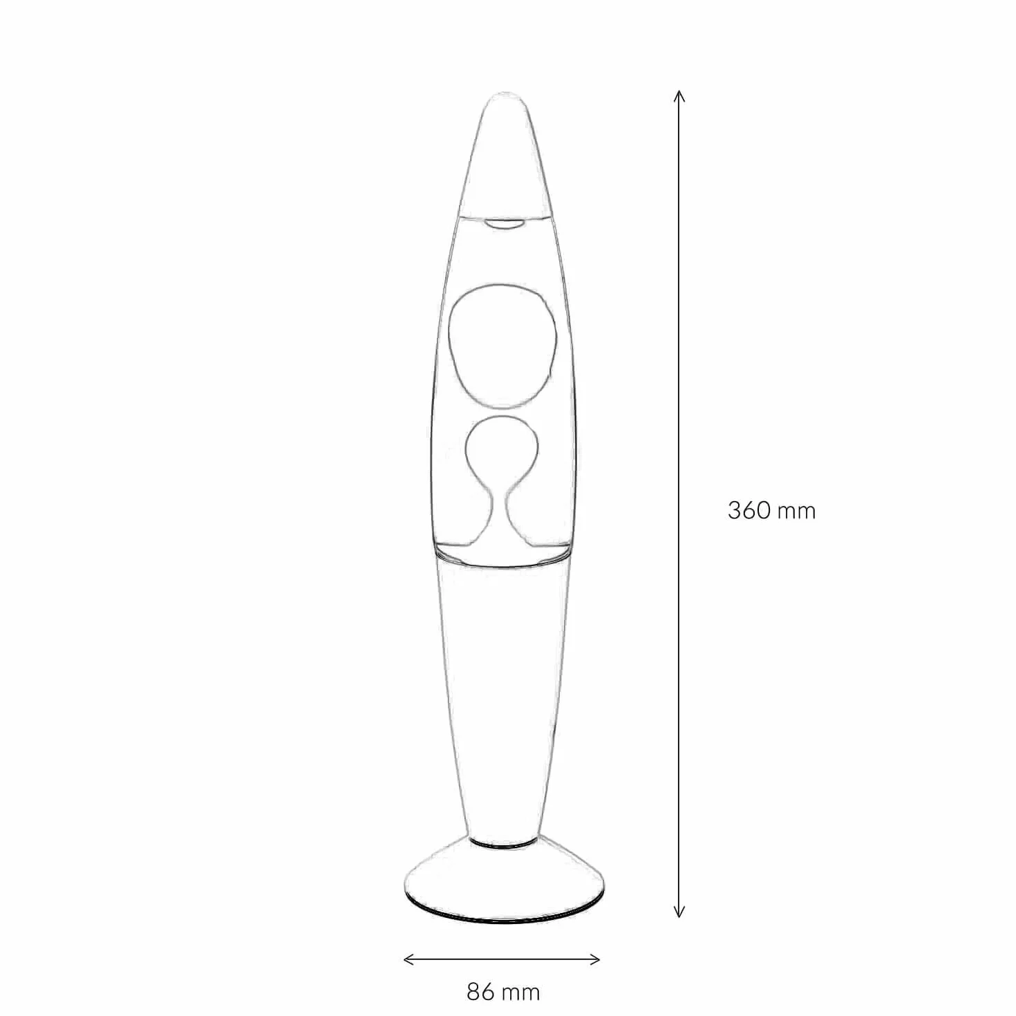 Mini lampa lawa czerwona, lampa retro, mała, mocna, uspokajająca, 36 cm, pomysł na prezent świąteczny, w tym żarówka, G9 25 W z przełącznikiem kablowym, lampa wulkaniczna