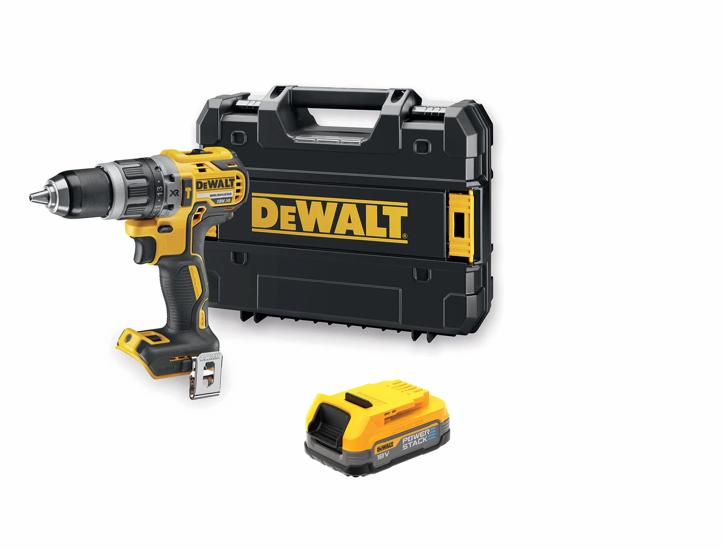 Dewalt Akumulatorowa wiertarko-wkrętarka udarowa DCD796D2QW w walizce, 1 x akumulator 1,7 Ah, ładowarka