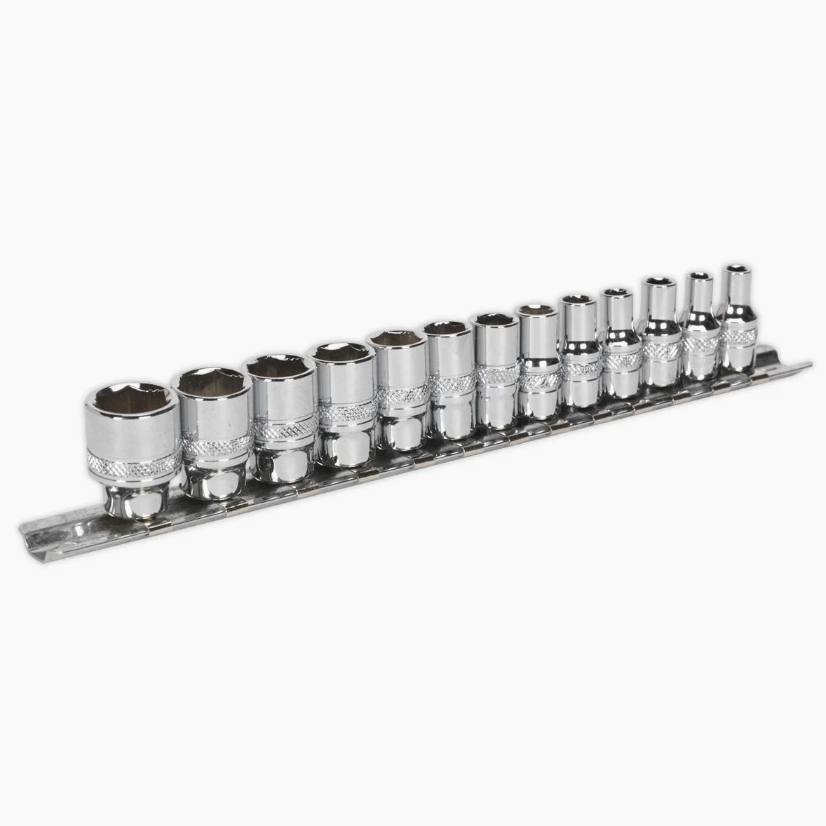 Sealey Ak2746 Jeu de douilles 13 1/10,2 cm SQ Drive de verrouillage 6PT Metric
