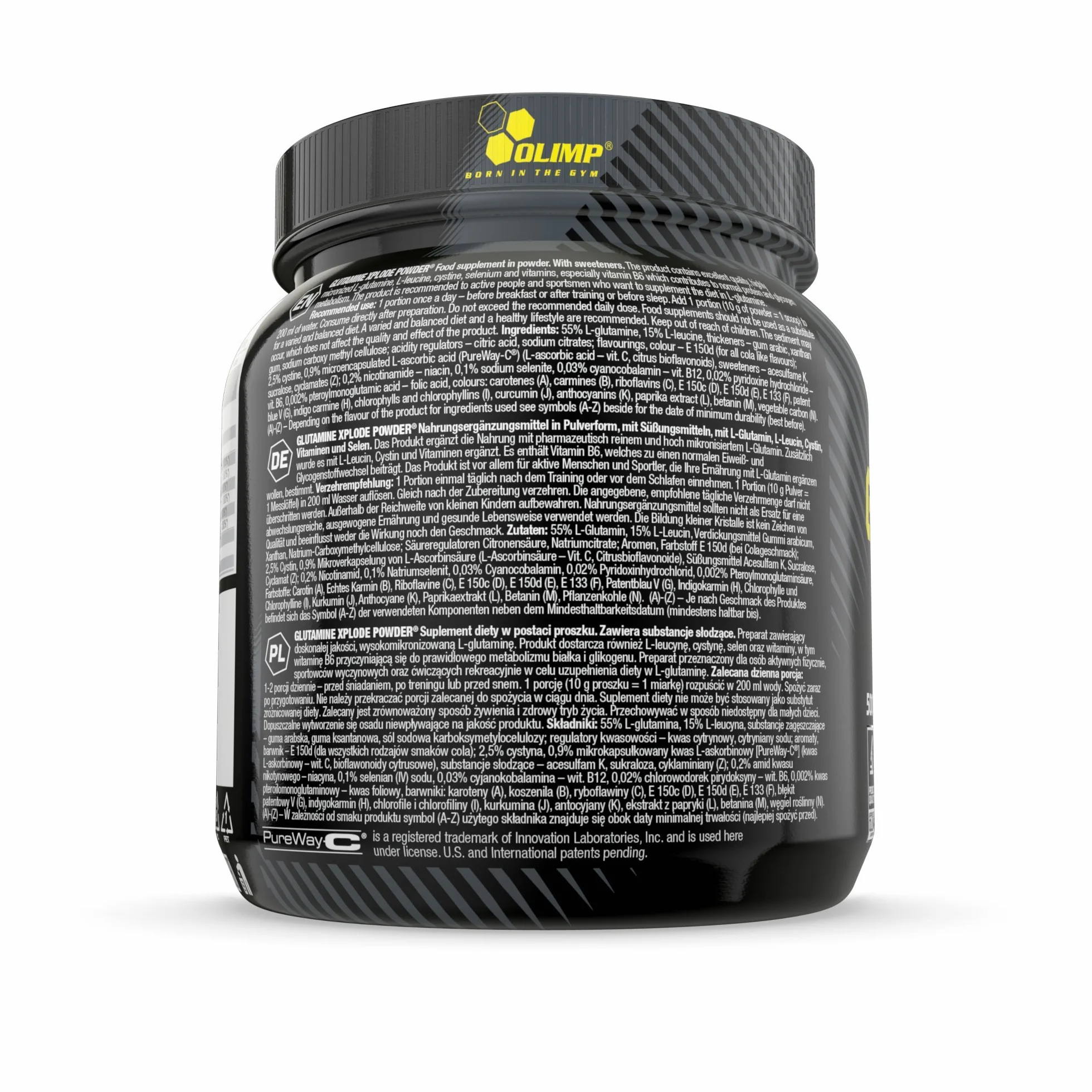 Olimp Glutamine Xplode Proszek 500 g Cytryna