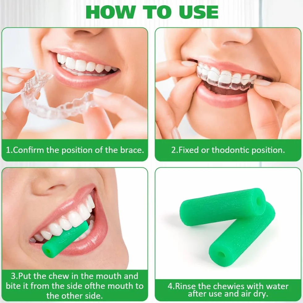 OFFCUP Aligner Chewies, 10 sztuk Seater Aligner, taca Chewies, tacki wyrównujące, wyrównanie, seater w 5 kolorach (żółty fioletowy zielony czerwony pomarańczowy)