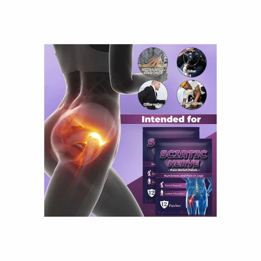 ThermoRelief plastry rozgrzewające na ból nerwu kulszowego 12 sztuk
