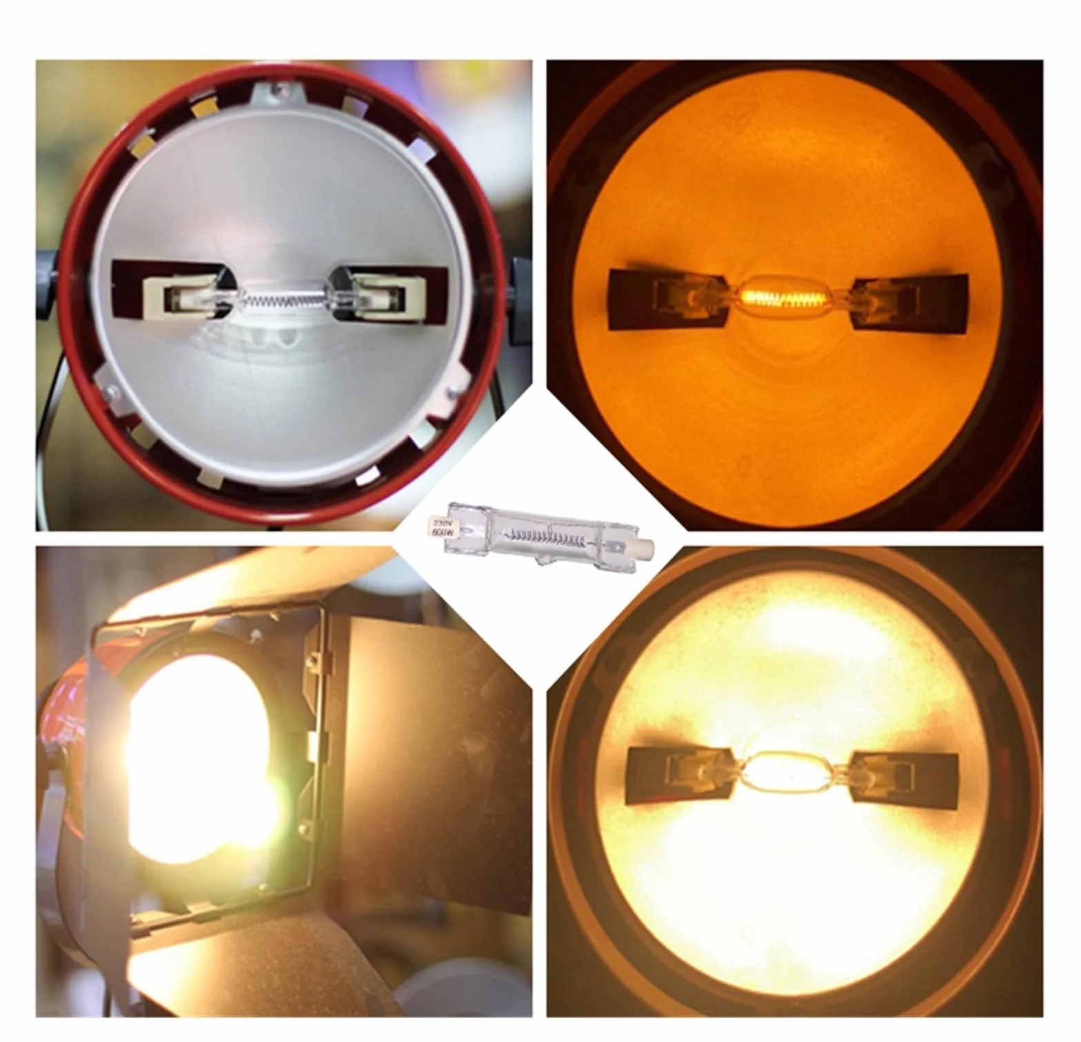 Lampa metalohalogenkowa R7S 230V 800W 3200K ciepła biała żarówka 5 sztuk