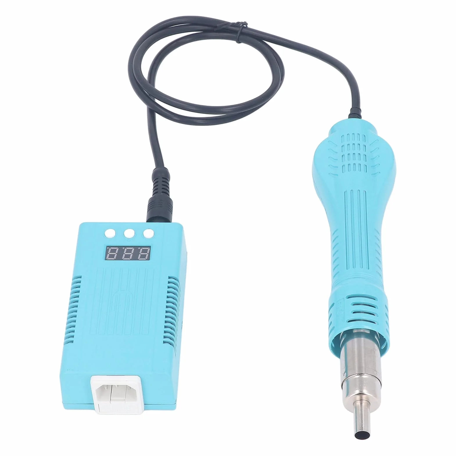 Cyfrowa Opalarka, Mini Opalarka 100-480 ℃ Dokładna Kontrola Automatyczna Regulacja Stała Temperatura 700 W Przenośny do Naprawy Elektroniki (Wtyczka UE 220 V)