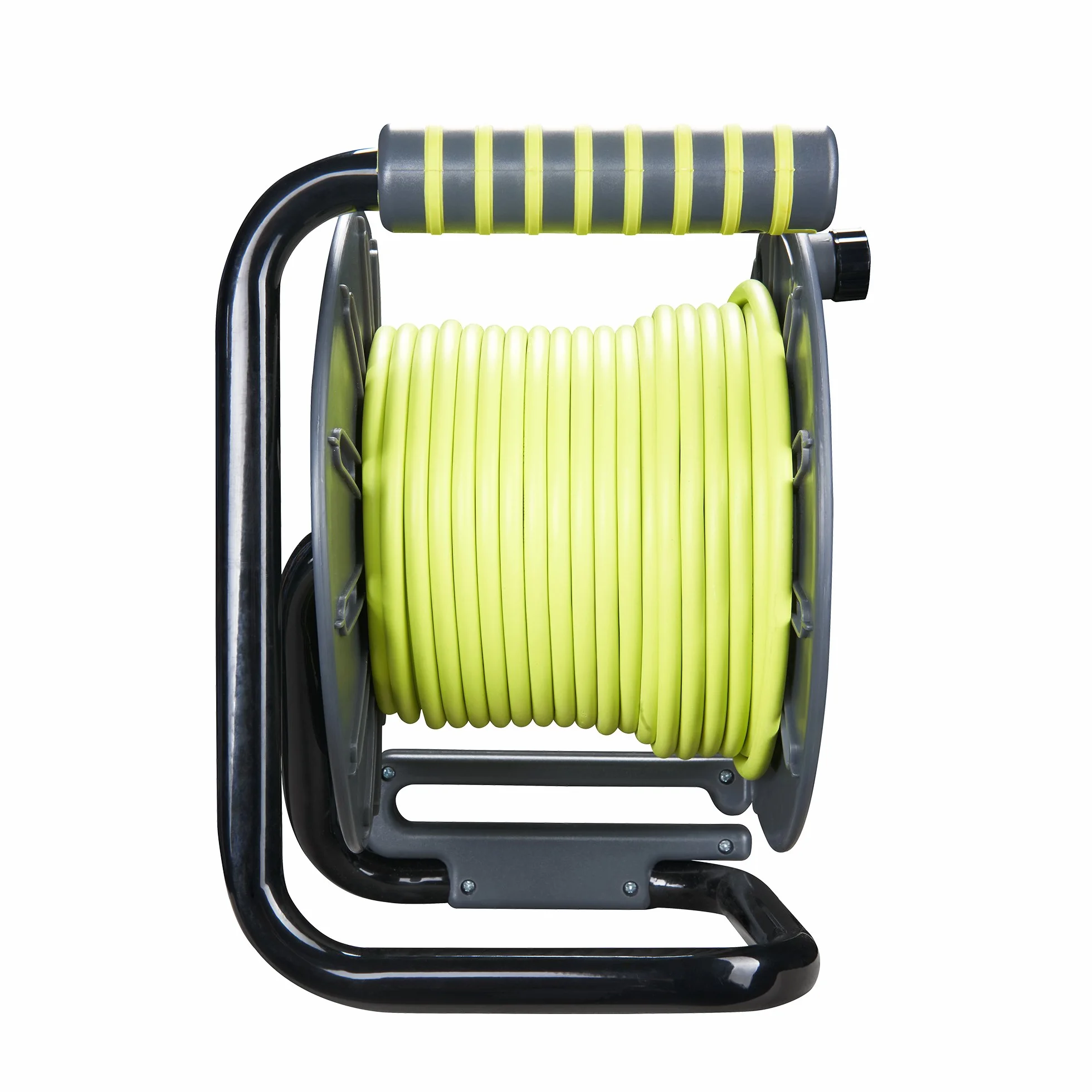 MasterPlug omf20164sl-px bęben kablowy, poczwórny, 3000 W, 230 V, czarny/zielony, 20 m