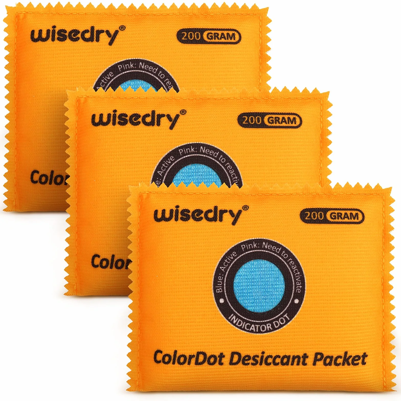 wisedry 200 g [3 opakowania] wielokrotnego użytku do przechowywania ubrań, walizek, skrzynek narzędziowych