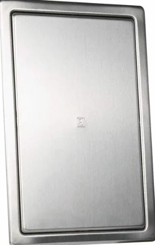 Haco - Pokrywa skrzynki inspekcyjnej (szczotkowana stal, z wbudowaną ramą, 200 x 300 mm)
