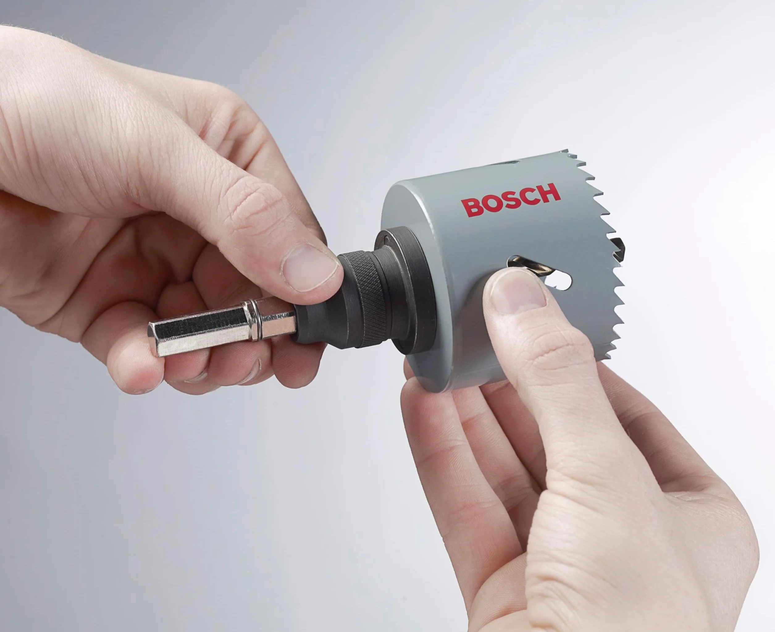 Bosch Power Change Trzonek Sześciokatny do Otwornic, Niebieski/Stalowy, 3/8 cala (9,5 mm)