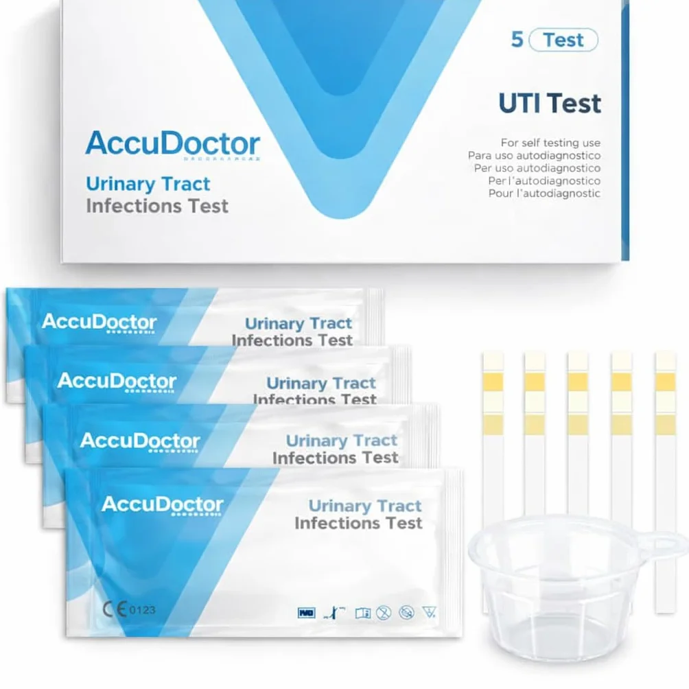Paski testowe moczu AccuDoctor 5 testów zakażenia moczu 4 wskaźniki