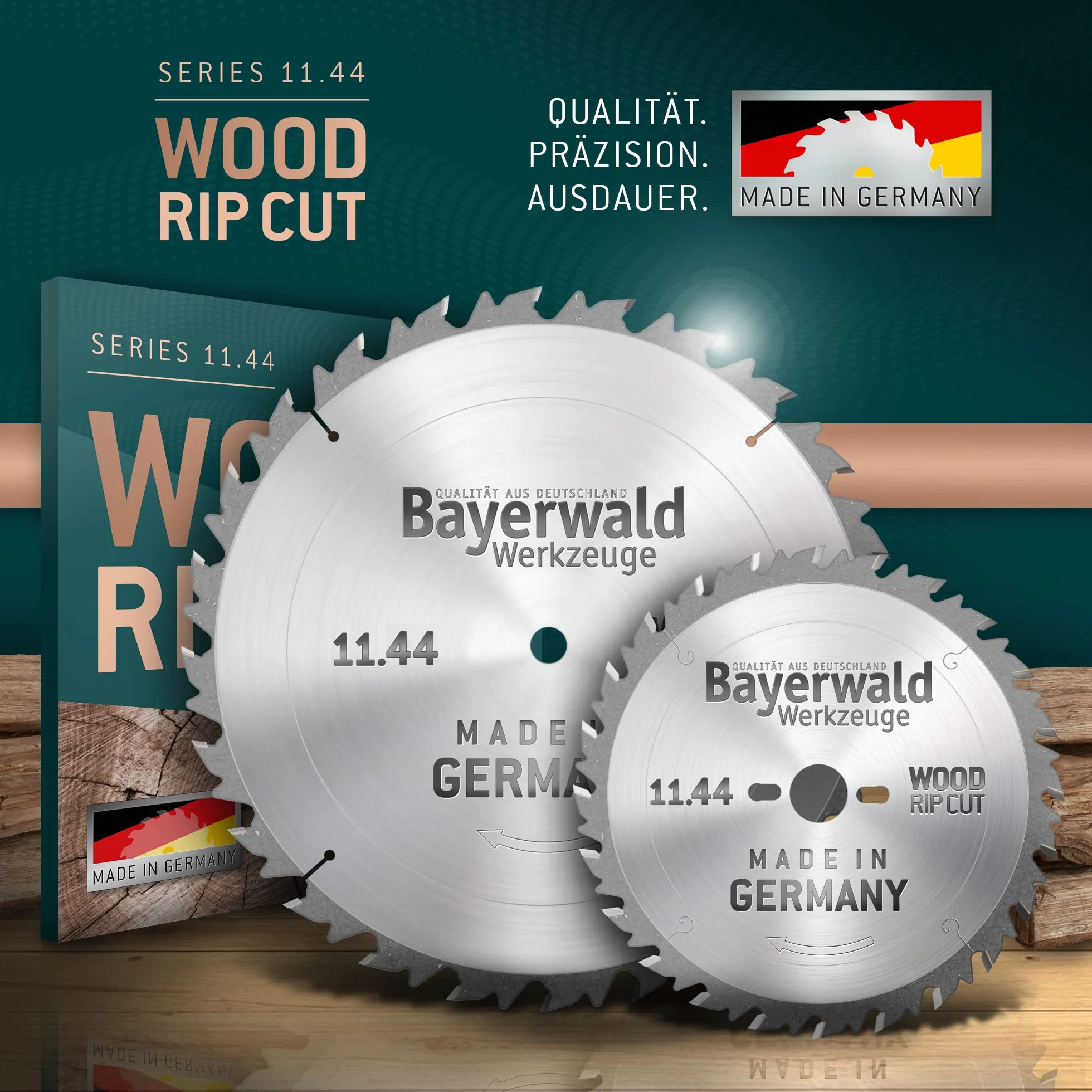 Bayerwald HM tarcza do piły tarczowej – Ø 600 x 4,2 x 30 | Z=40 WZ | seria 11.44 – do cięcia wzdłużnego (miękkie, twarde drewno, drewno egzotyczne, forniry)