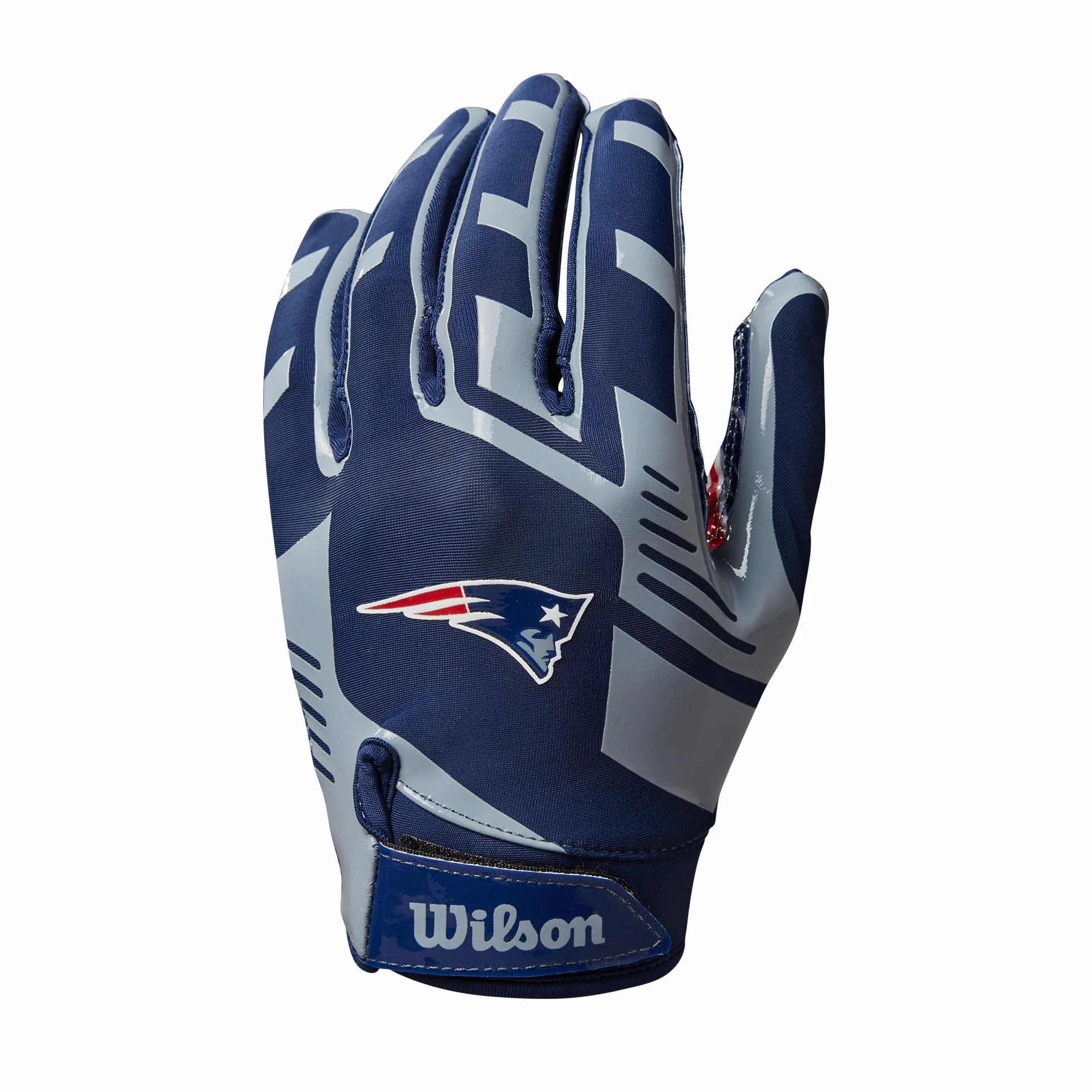 Wilson Gloves NFL Team SUPER Grip, One Size für All for Teenagers, Silicone/Stretch