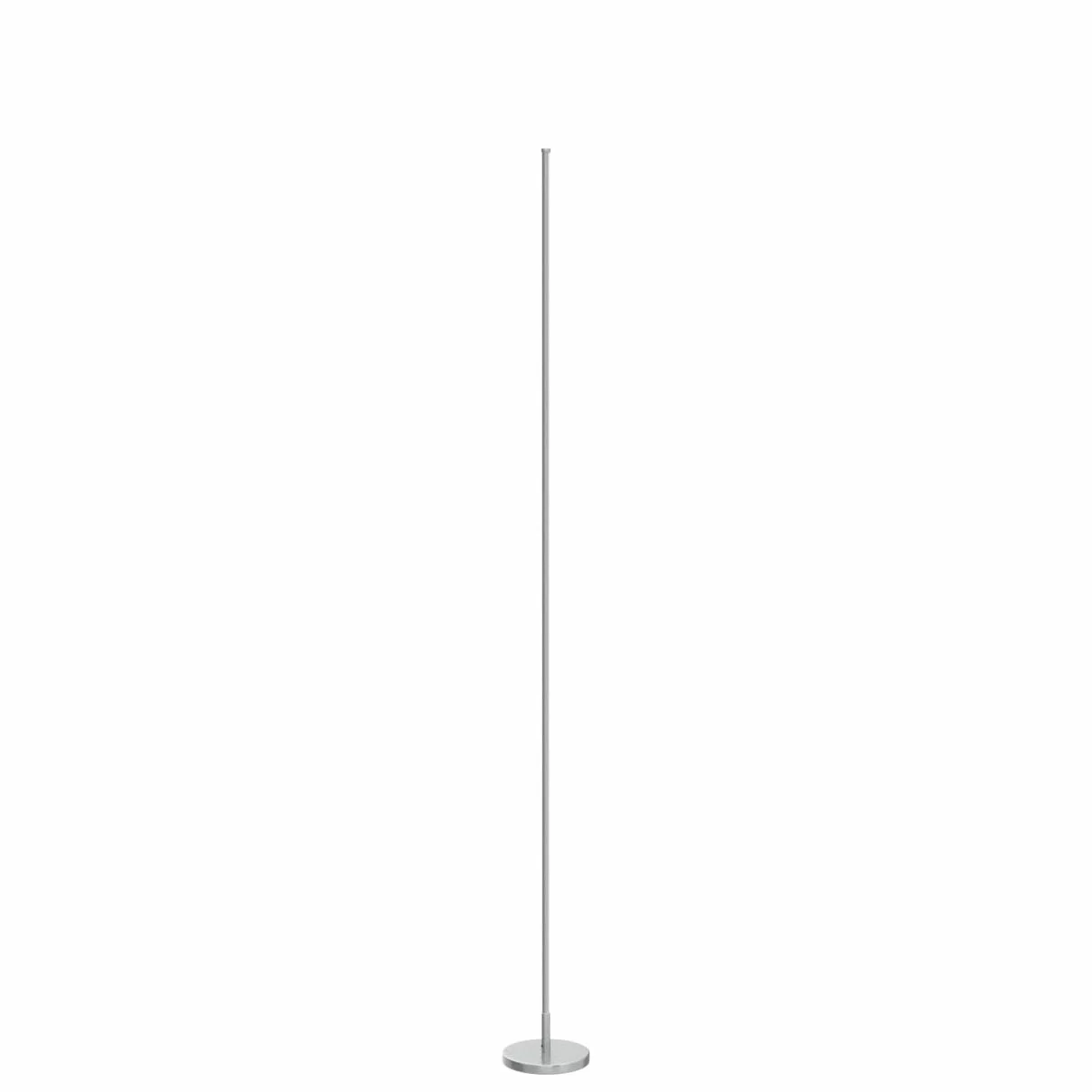TACAHE Minimalistyczna Narożna Lampa Podłogowa - 2700K-6500K Regulowana Dioda LED - Nowoczesna Lampa Stojąca do Stylizacji Wnętrz z Pilotem do Salonu, Sypialni - 57" (145 cm) 12W - Srebrne