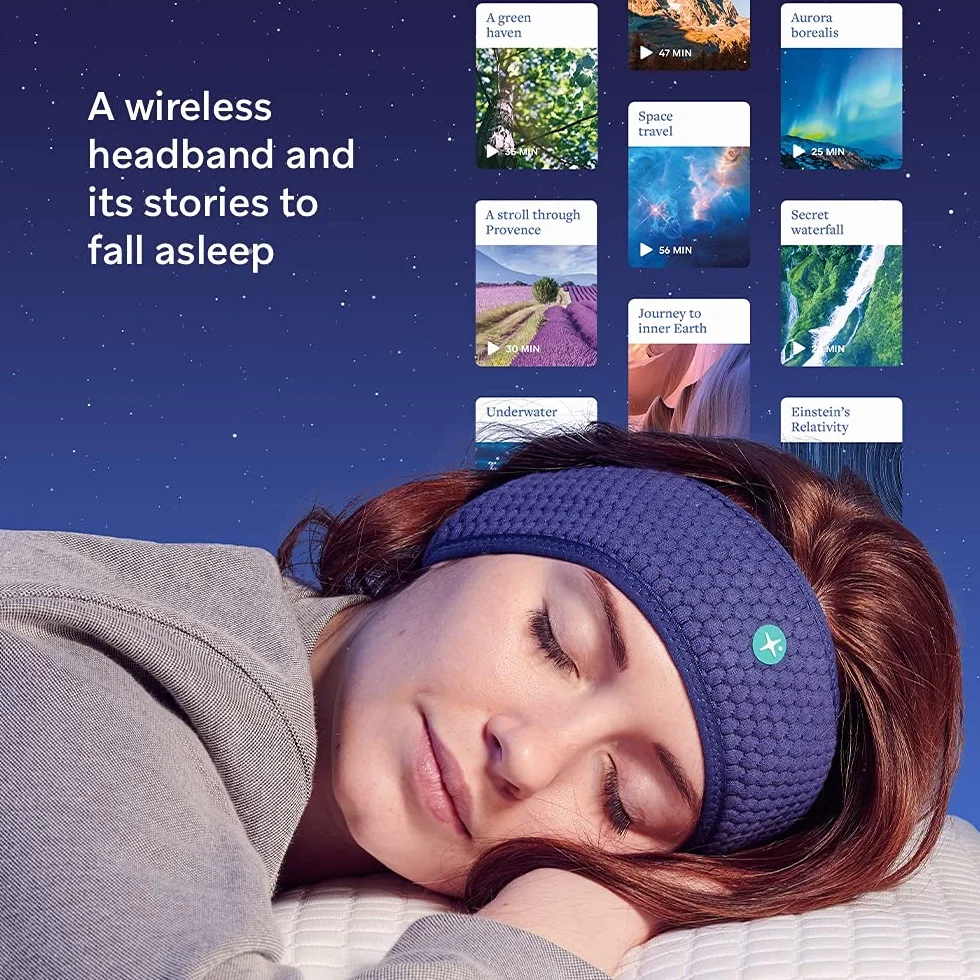 HoomBand słuchawki do spania Bluetooth opaska na głowę