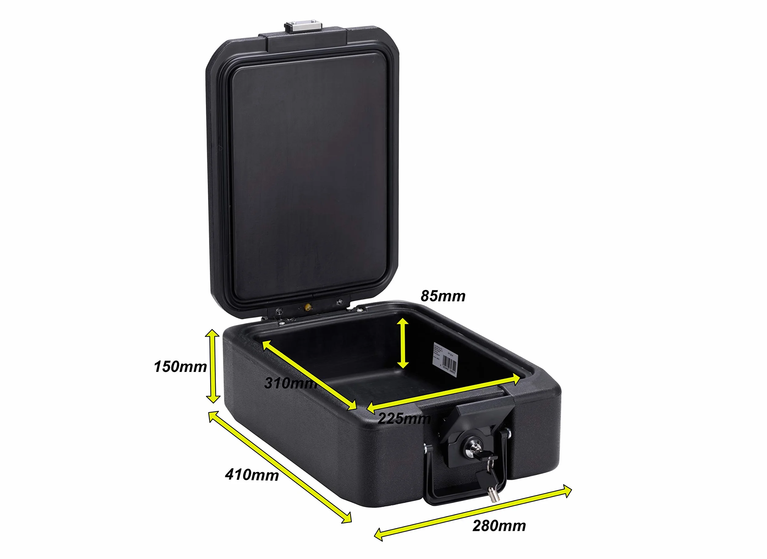 Burg Wächter FP22K Ognioodporne A4 Dokument Deed Box Safe Fire Chest, Czarny