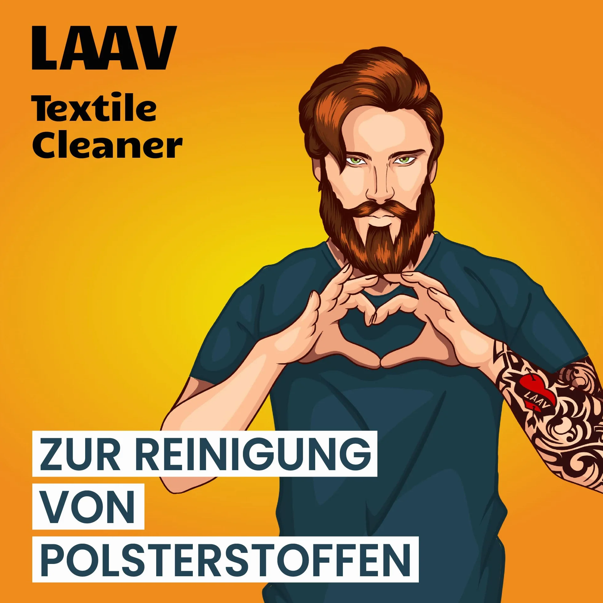 LAAV TEXTILE CLEANER środek do czyszczenia tapicerki sofy (500 ml) – 100% wolny od PFC i wegański – środek do czyszczenia kanapy do efektywnego czyszczenia plam i zanieczyszczeń – środek do czyszczenia dywanów i tekstyliów itp.