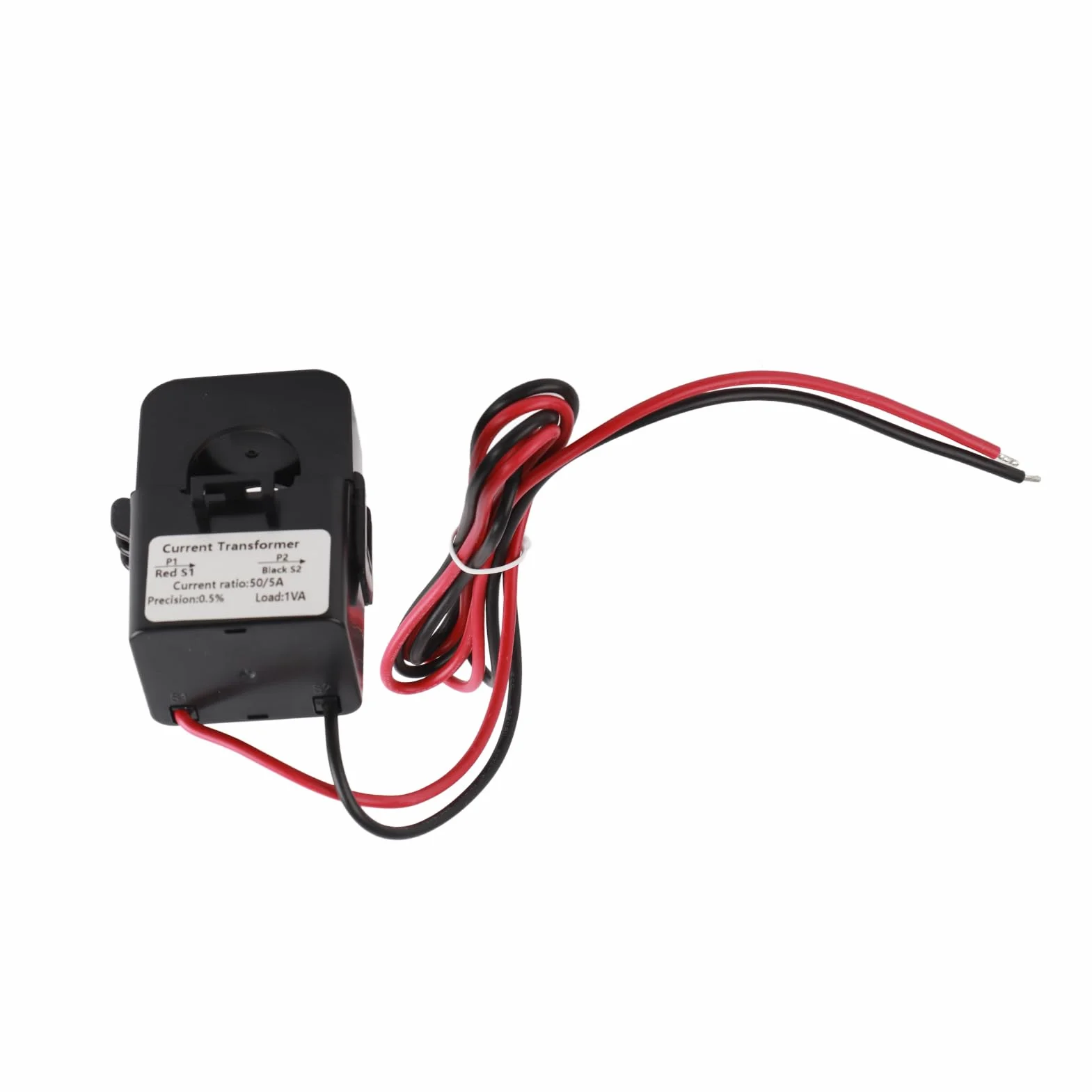 Cyfrowy amperomierz AC elektryczny SZC06 AC110‑220V 0,3‑50A zakres pomiarowy górna dolna granica przekaźnik opóźnienia alarmu (50A)