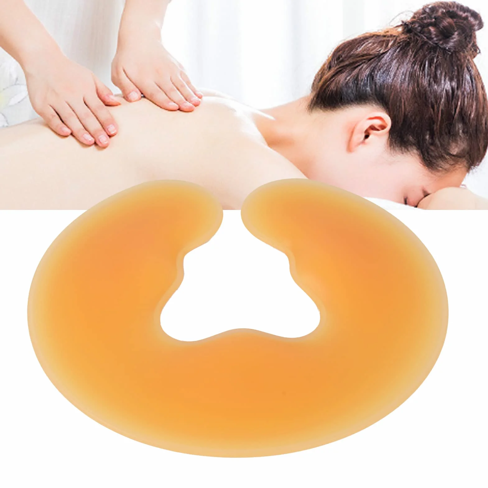Miękki Silikonowy Masaż Twarzy Poduszka Relaksacyjna SPA Salon Kosmetyczny