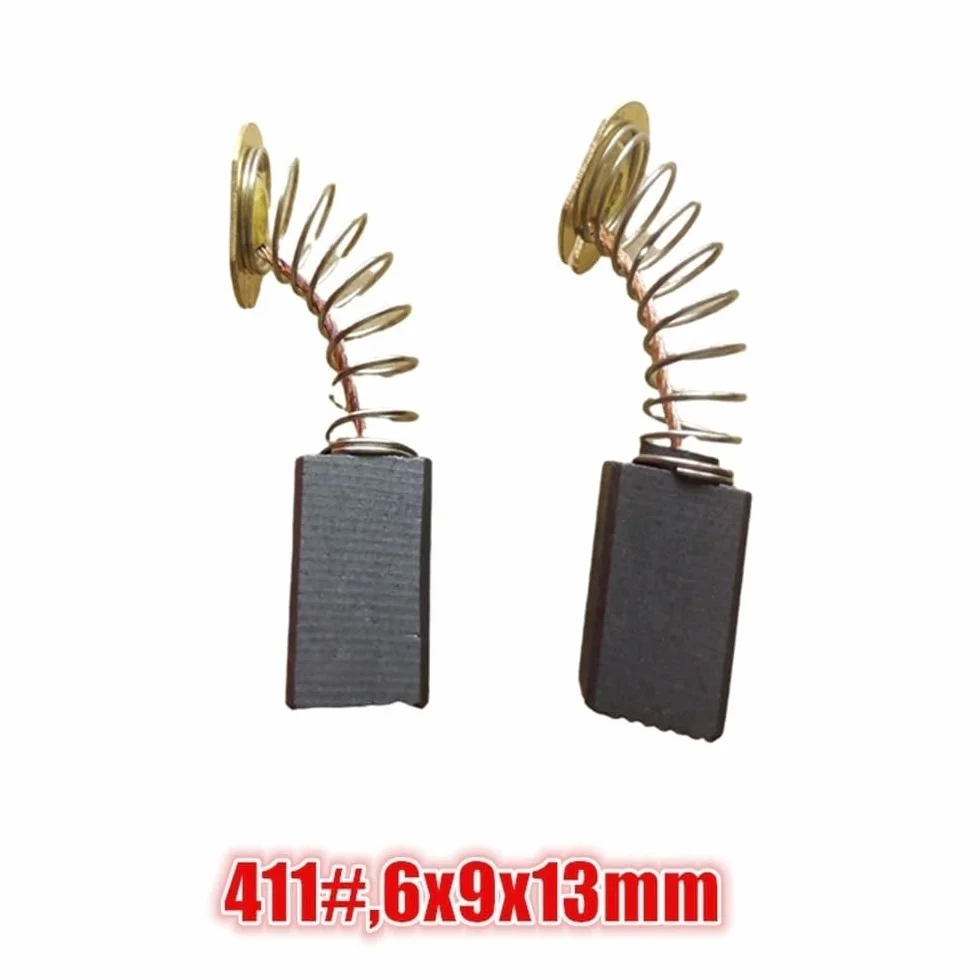 20 sztuk elektrycznych szczotek węglowych do elektronarzędzi - akcesoria do maszyn polerskich | 6x9x13mm