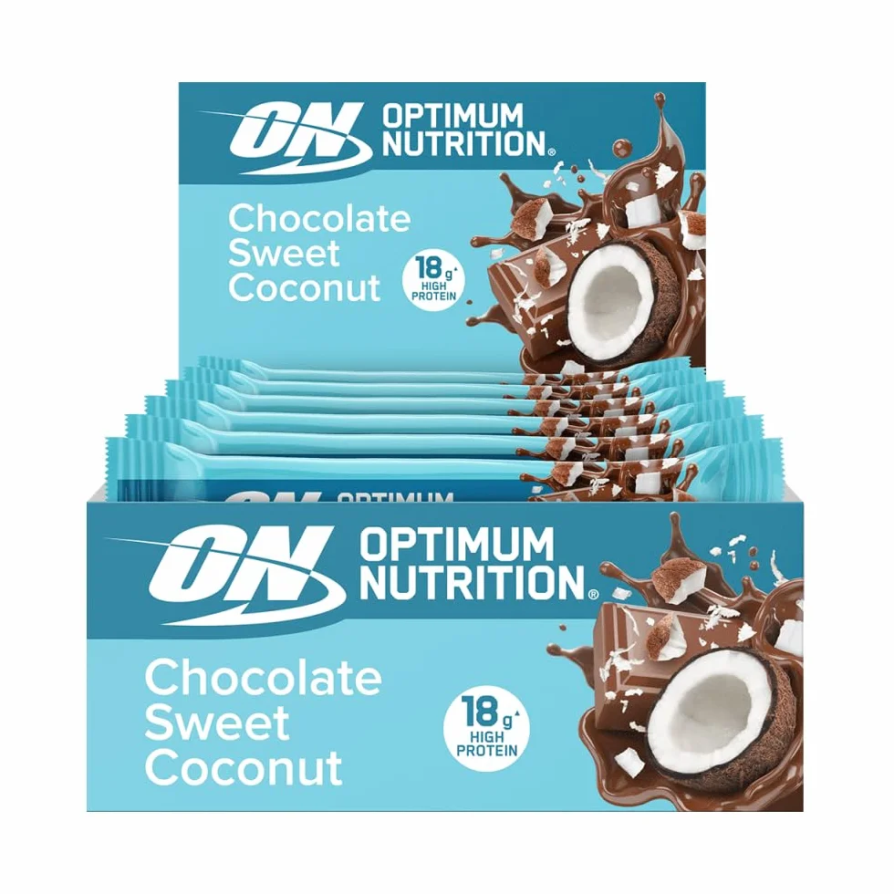 Optimum Nutrition Coconut Protein Bar (12x59g) Chocolate Sweet Coconut